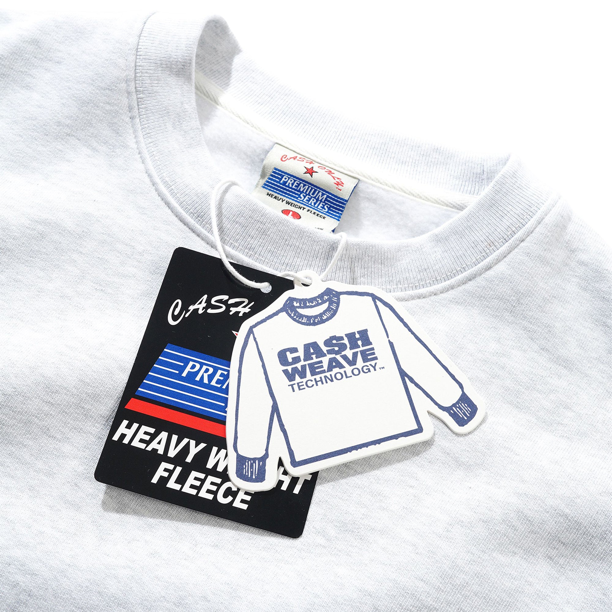 Cash Only Heavy-Weight Crewneck Ash