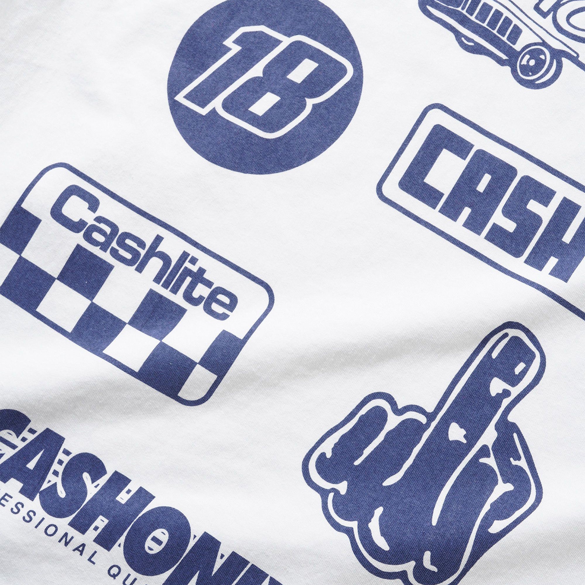 Cash Only Service Tee White