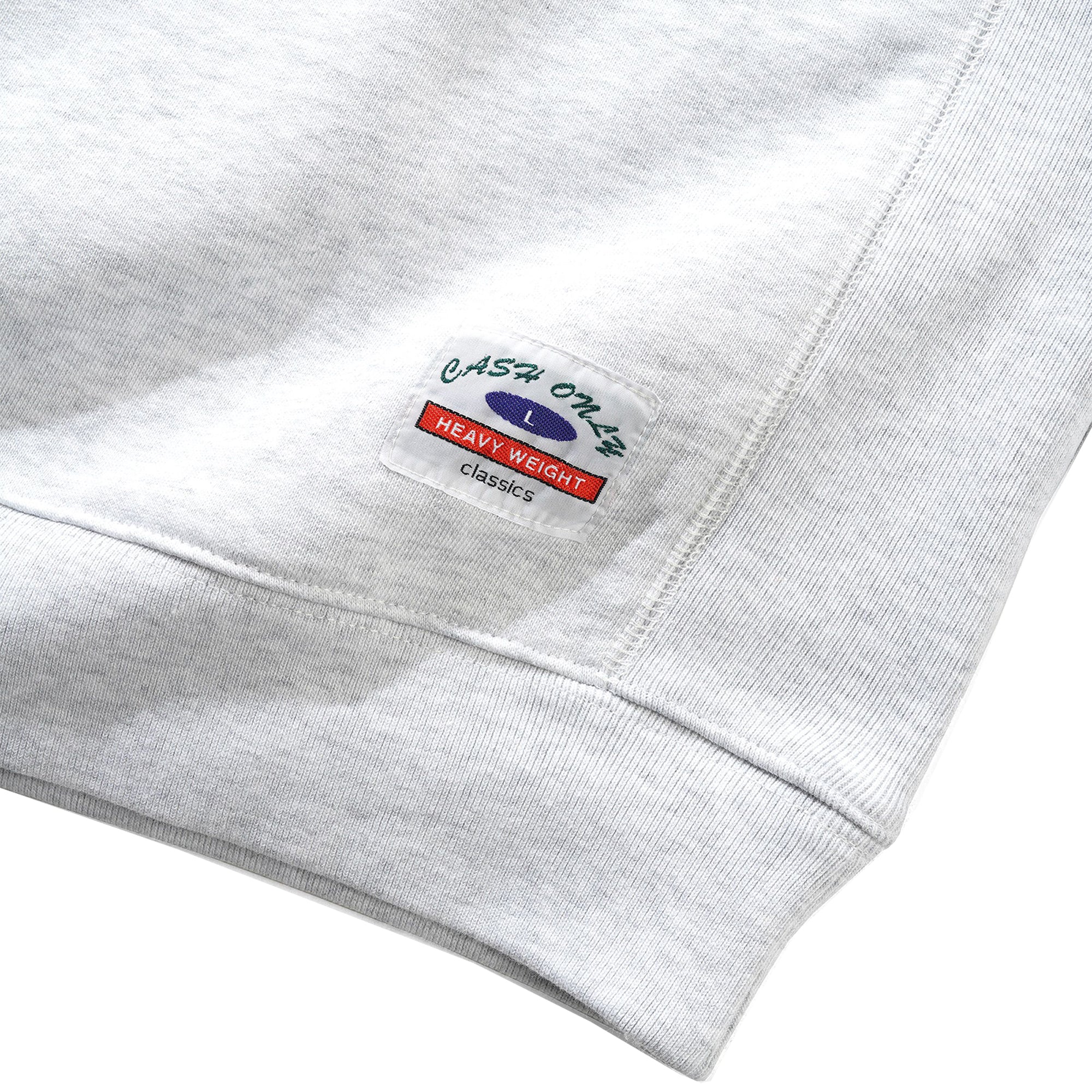 Cash Only Heavy-Weight Crewneck Ash