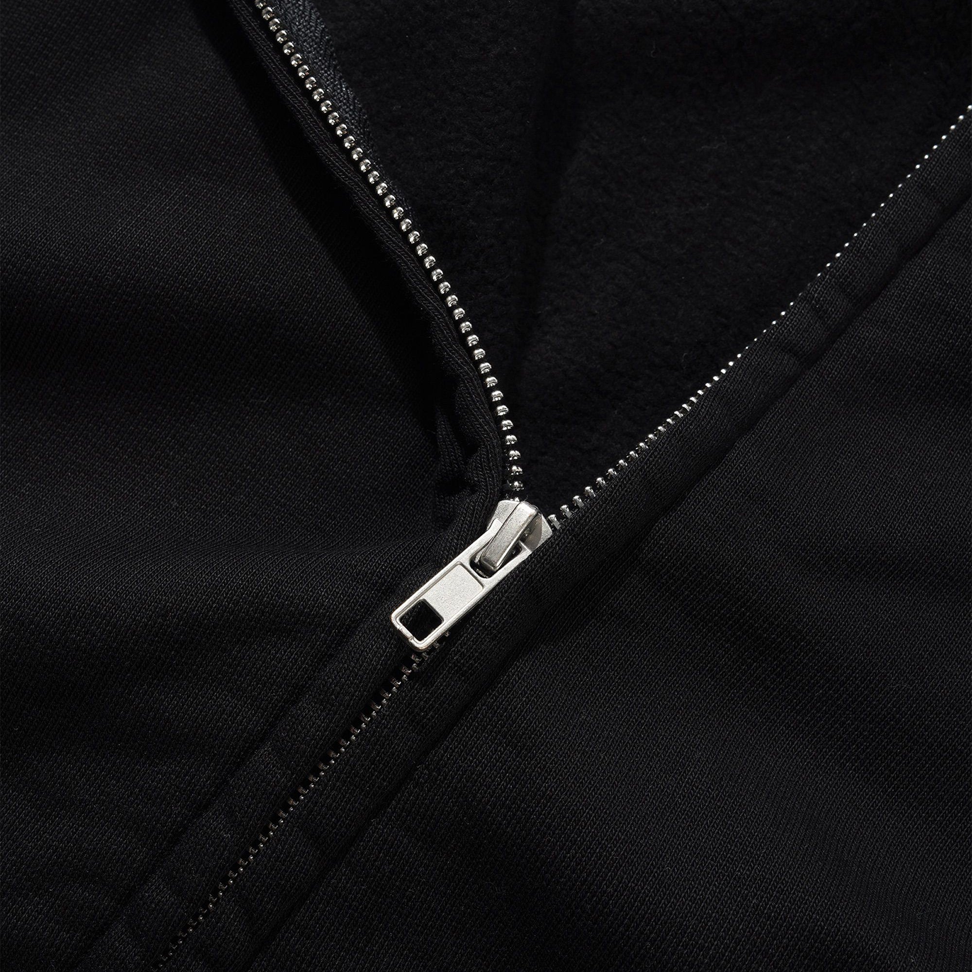 Cash Only Heavy-Weight Zip-Thru Hood Black