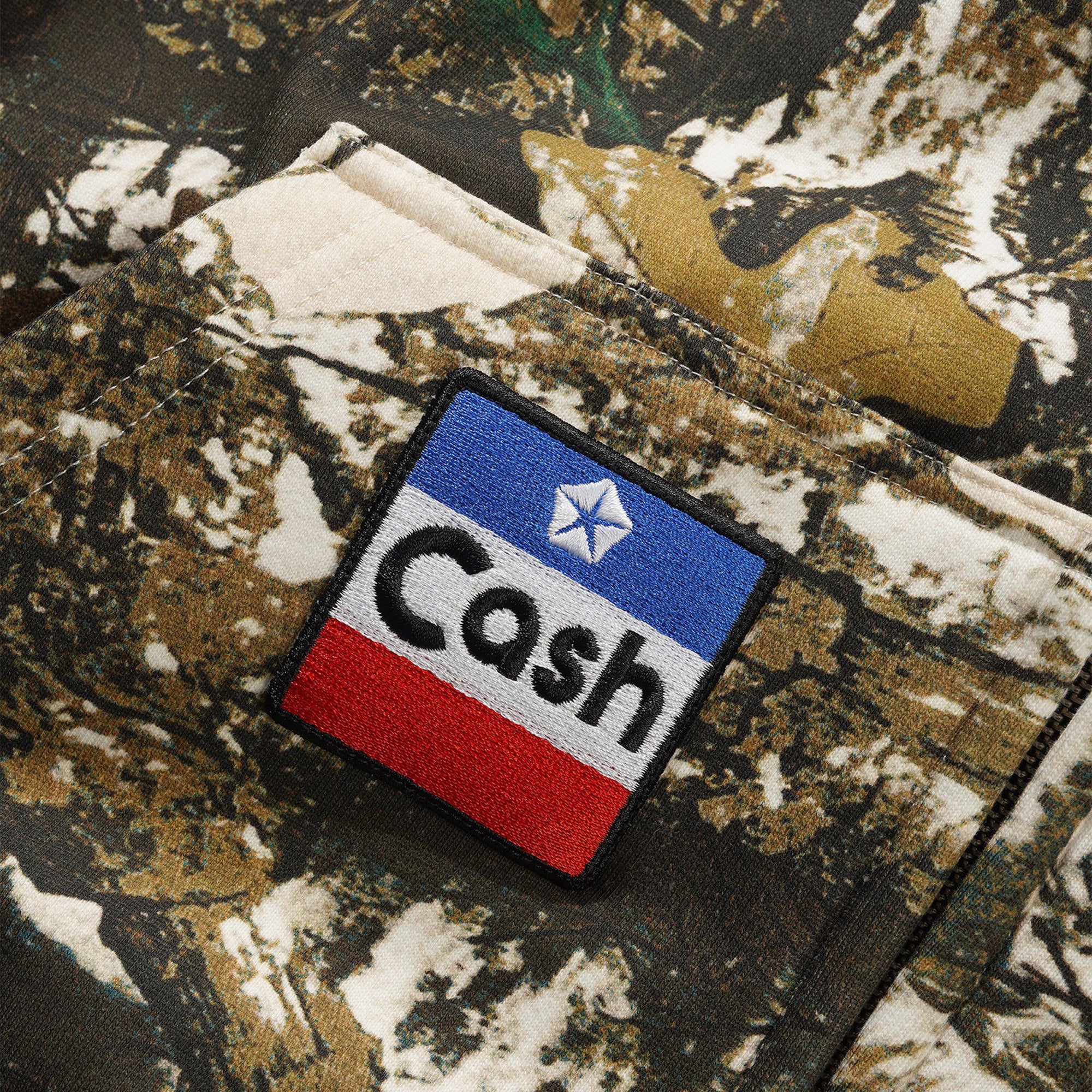 Cash Only Service Zip-Thru Hood Foliage Camo