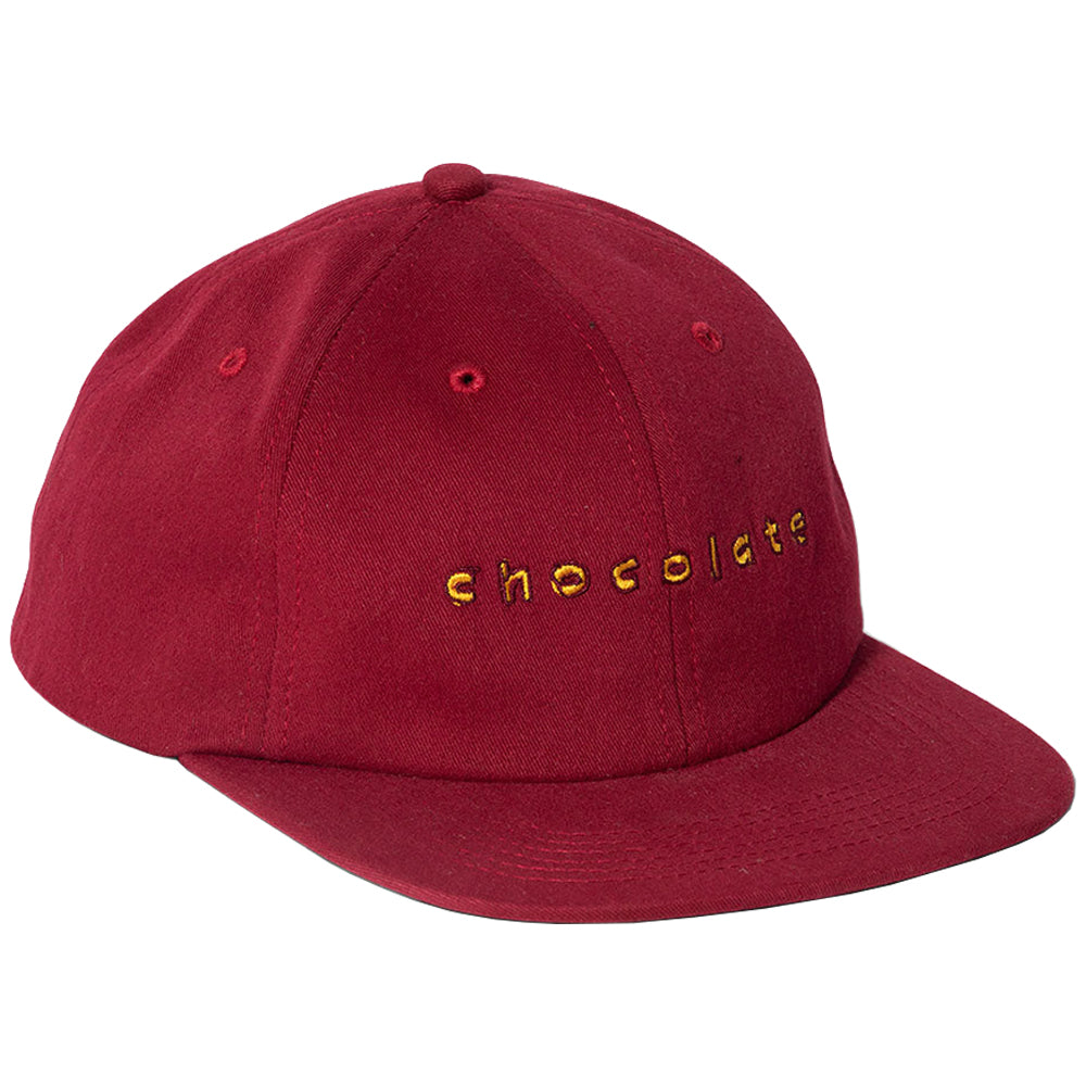 Chocolate Comic 6 Panel Cap Burgundy