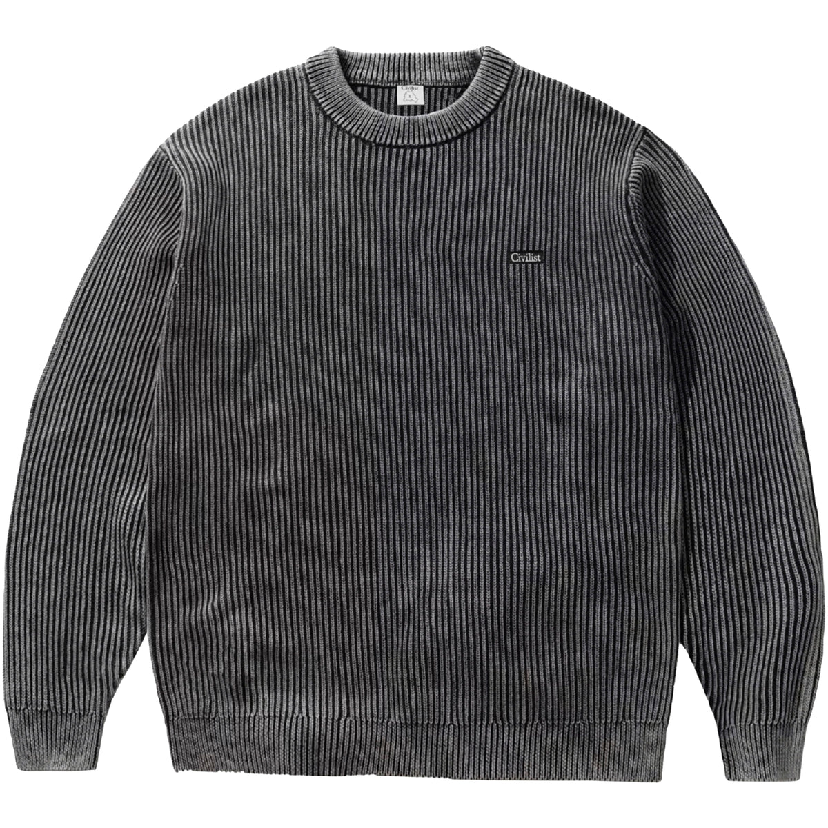 Civilist Washed Rib Knit Pepper
