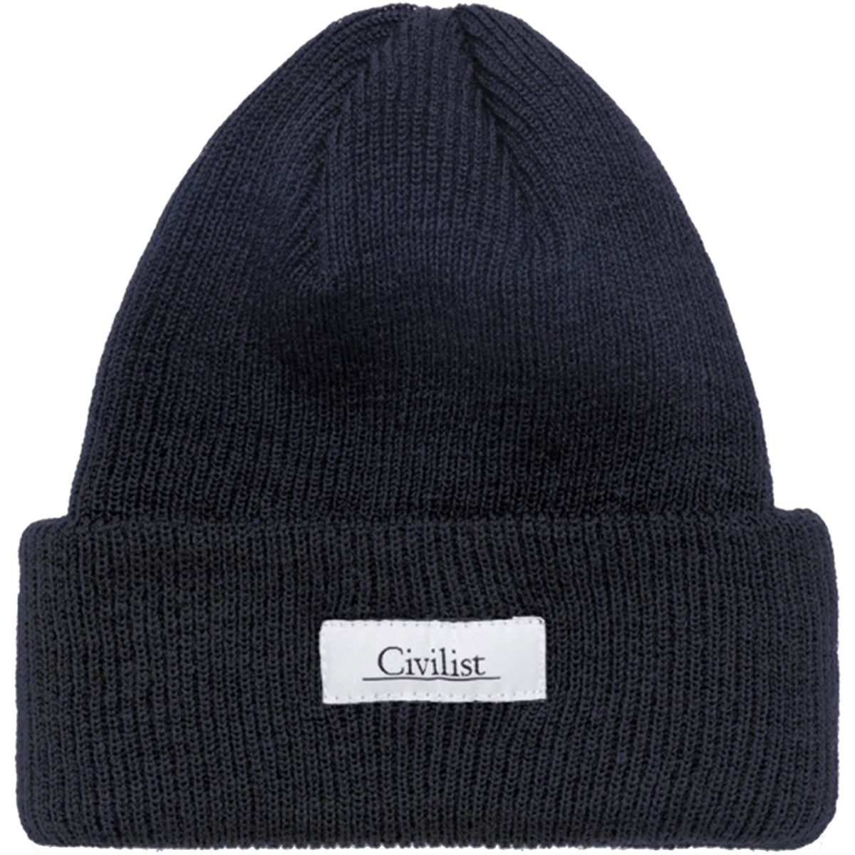 Civilist Schurwolle Beanie Navy