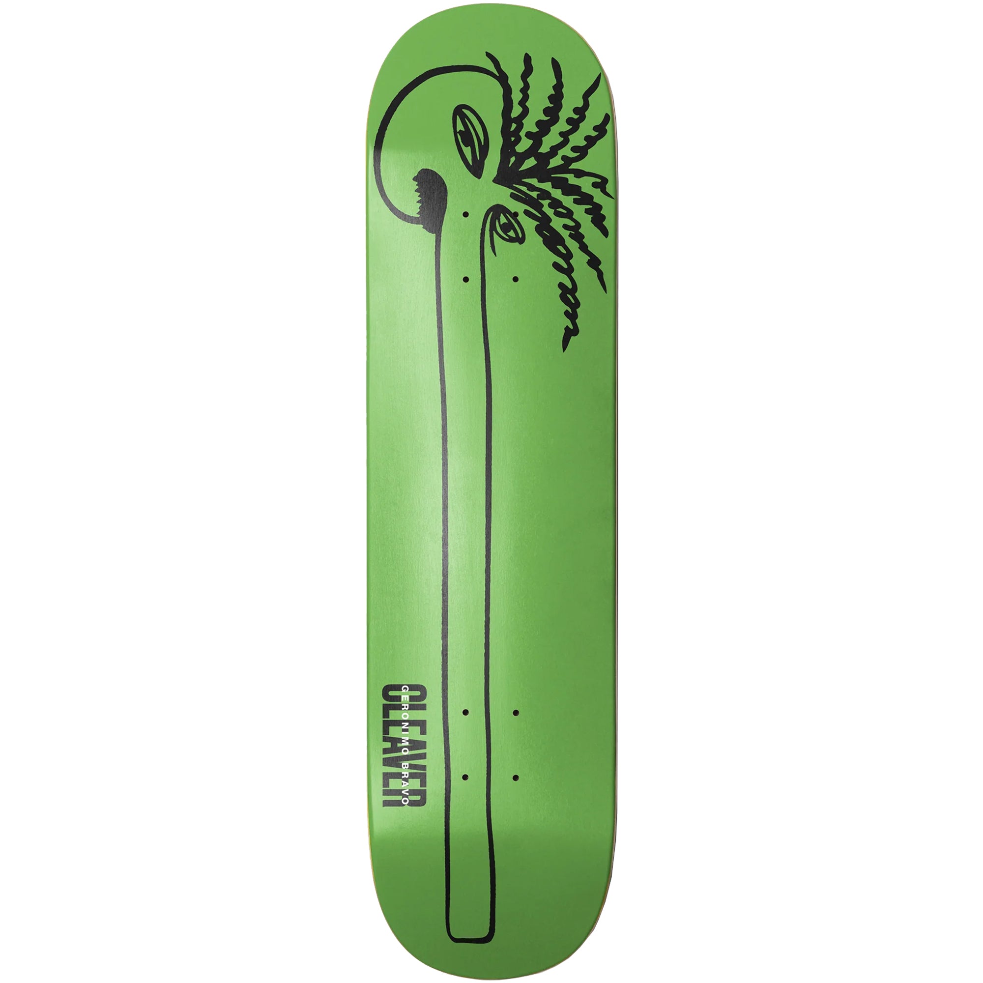 Cleaver Geronimo Bravo Narigon Skateboard Deck 8.1"