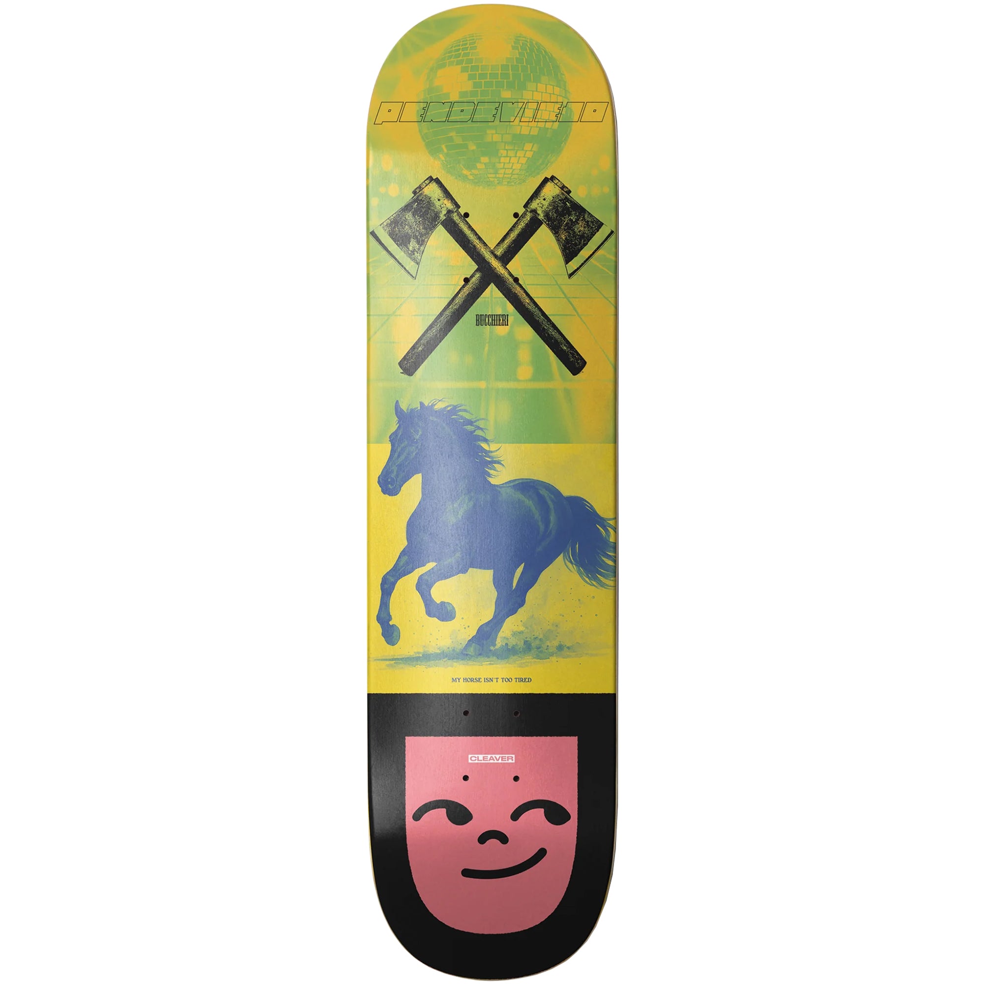Cleaver Diego Bucchieri Pendeviejo Skateboard Deck 8.38"