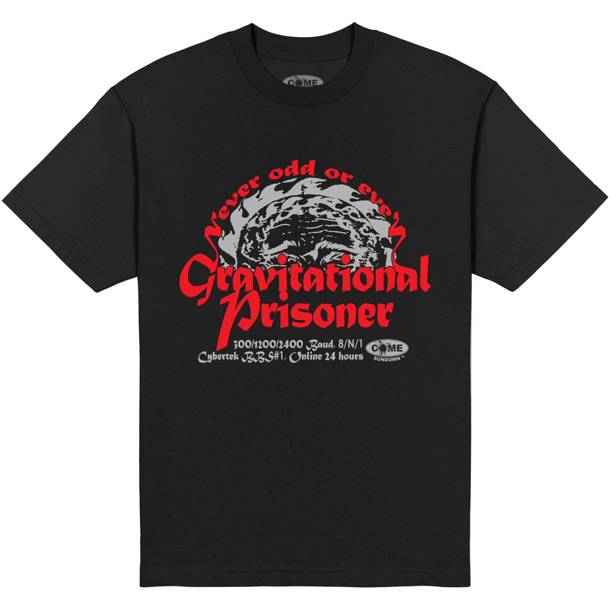 Come Sundown Gravitational T Shirt Black