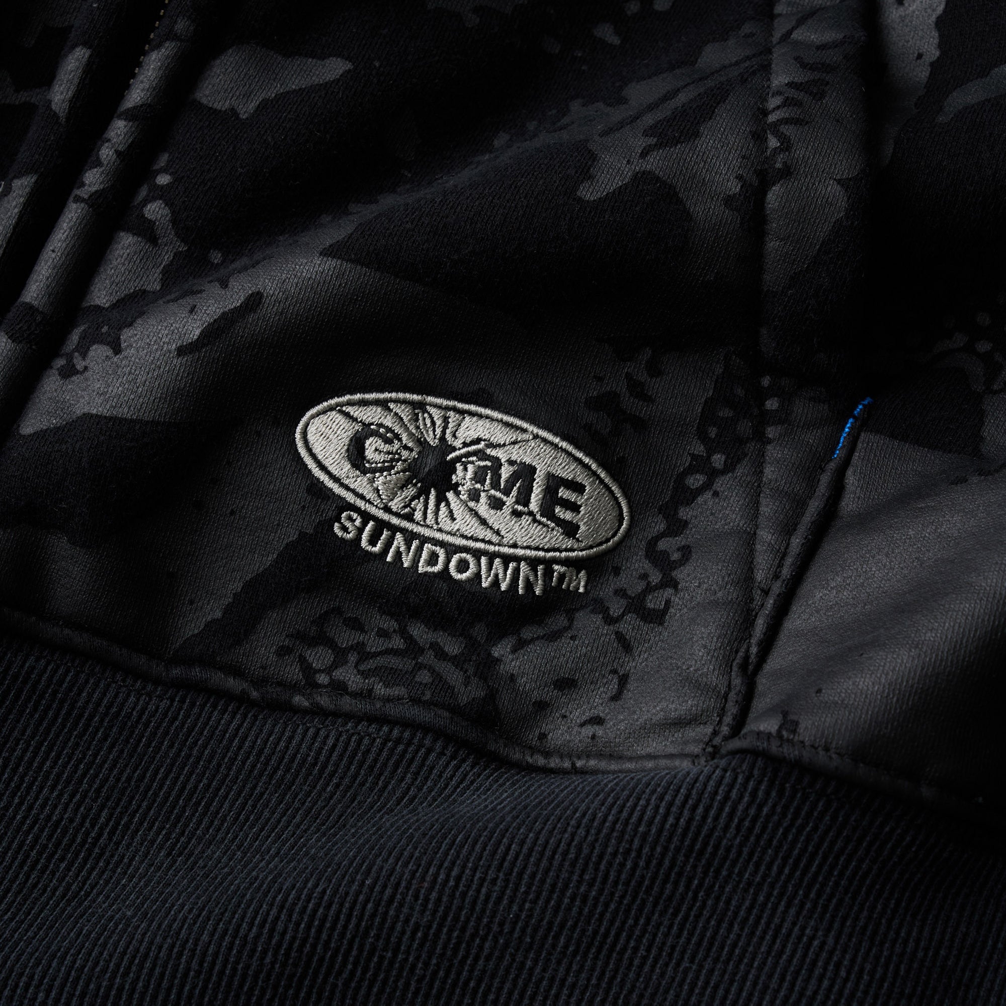 Come Sundown Gravitational Zip Hoodie Black