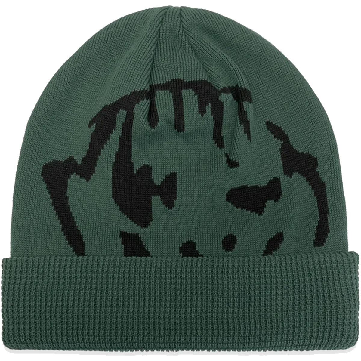 Dancer Head Fold Up Beanie Green