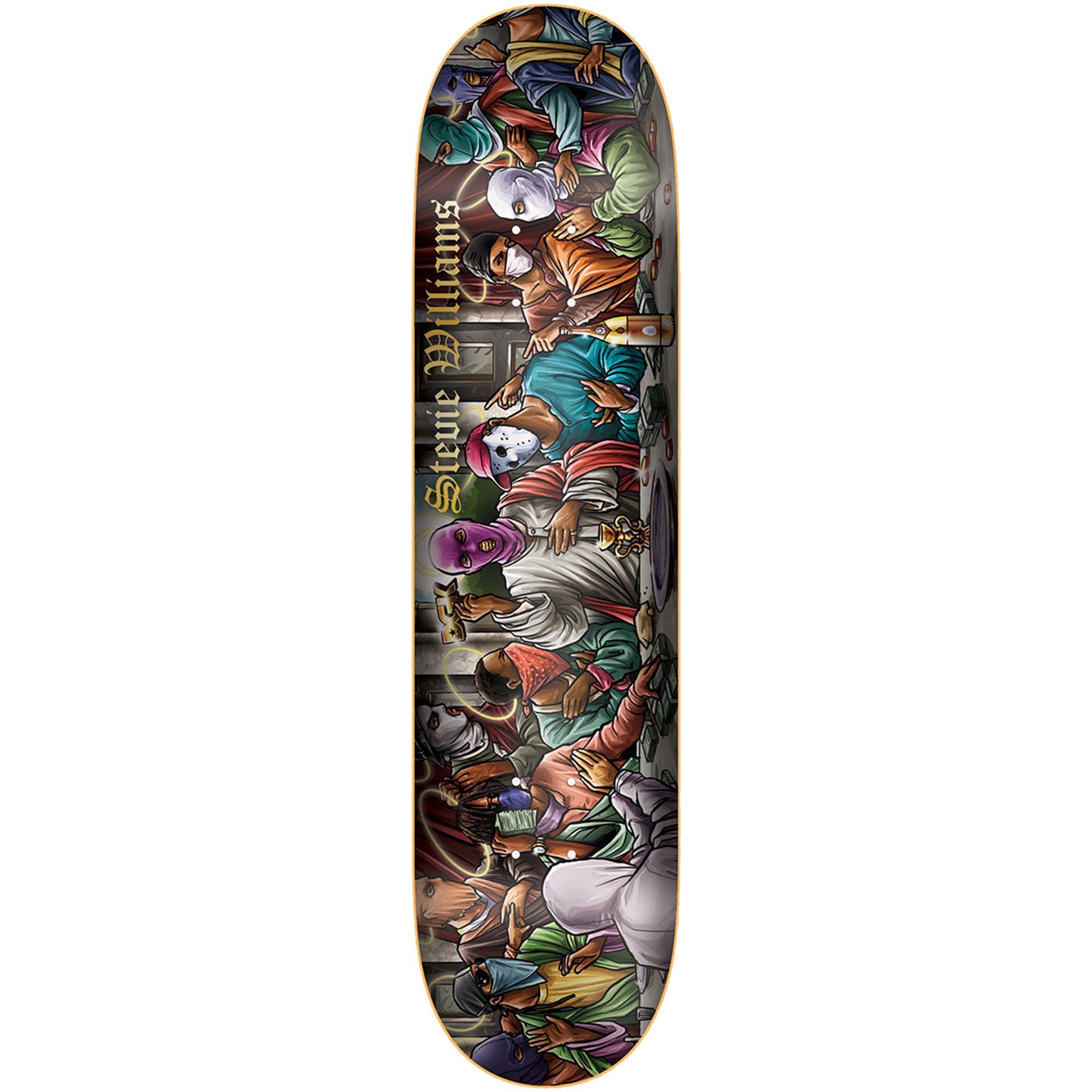 DGK Stevie Williams Last Supper Skateboard Deck 8.06"