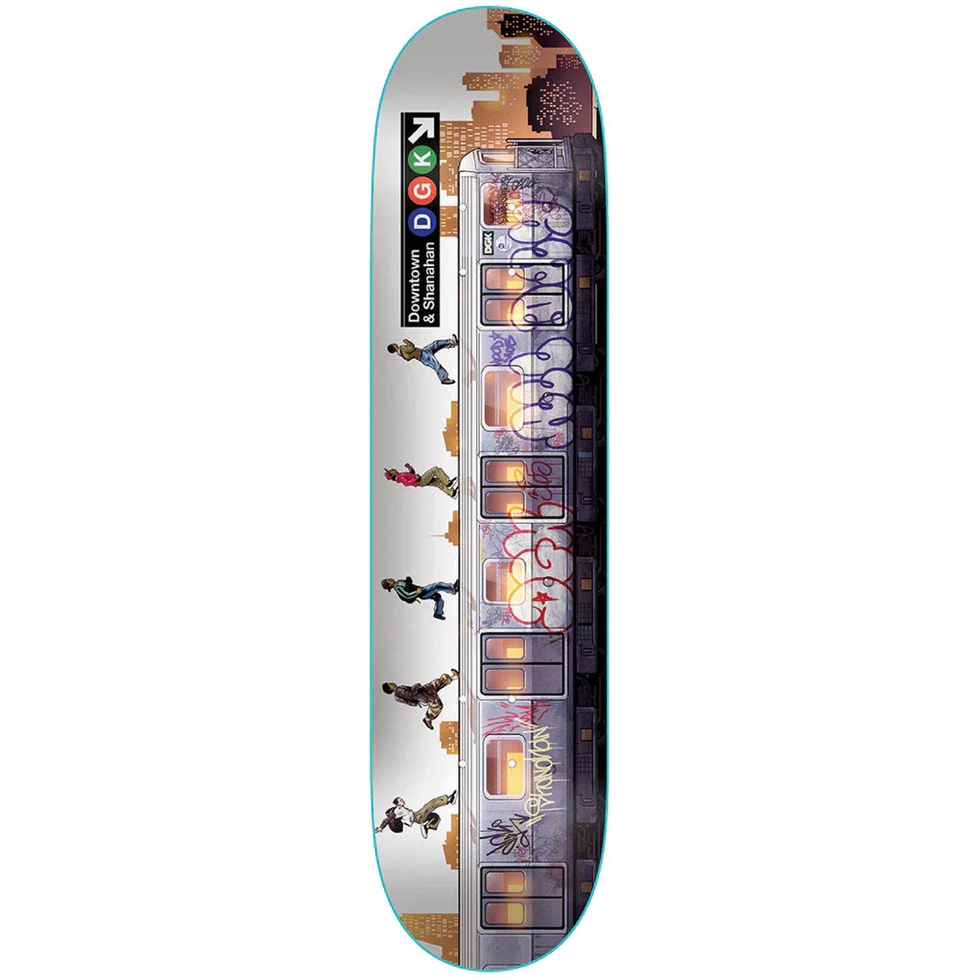 DGK John Shanahan Foot Patrol Skateboard Deck 8.25"