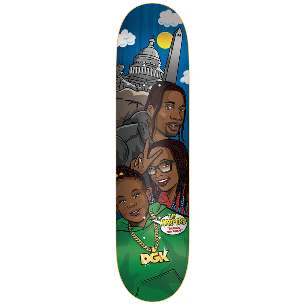 DGK The Harpers Street Soldier Skateboard Deck 8"