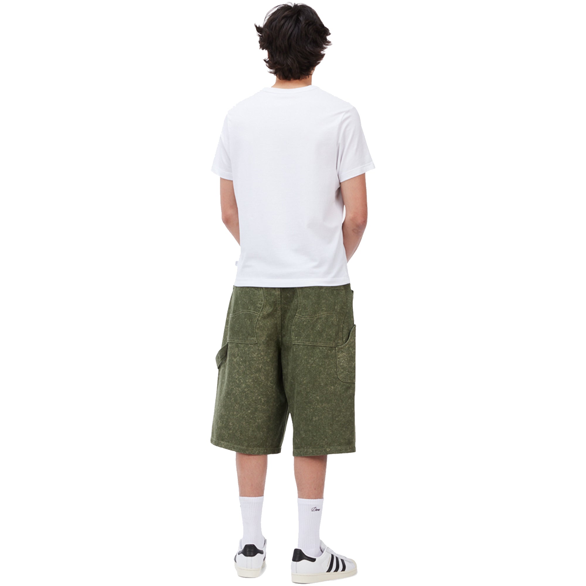 Dime MTL Classic Denim Shorts Electric Green