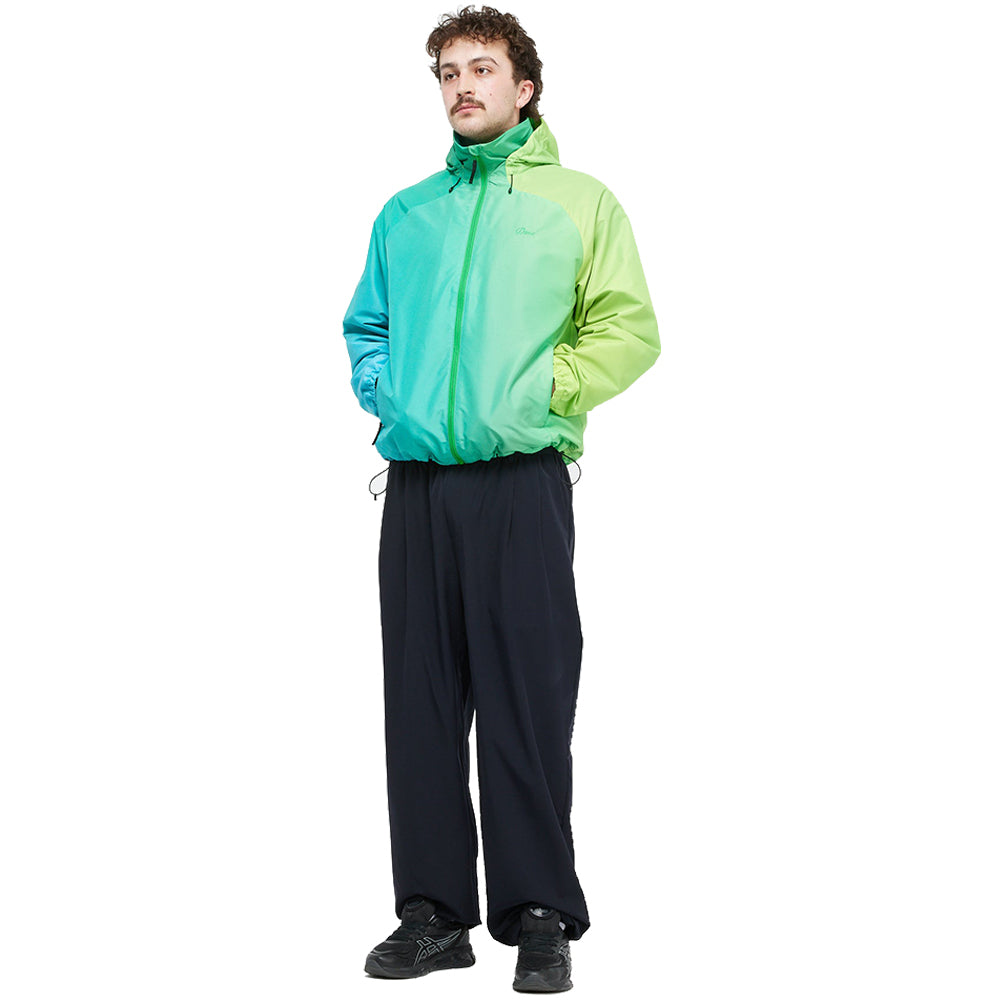 Dime MTL Gradient Windbreaker Jacket Green