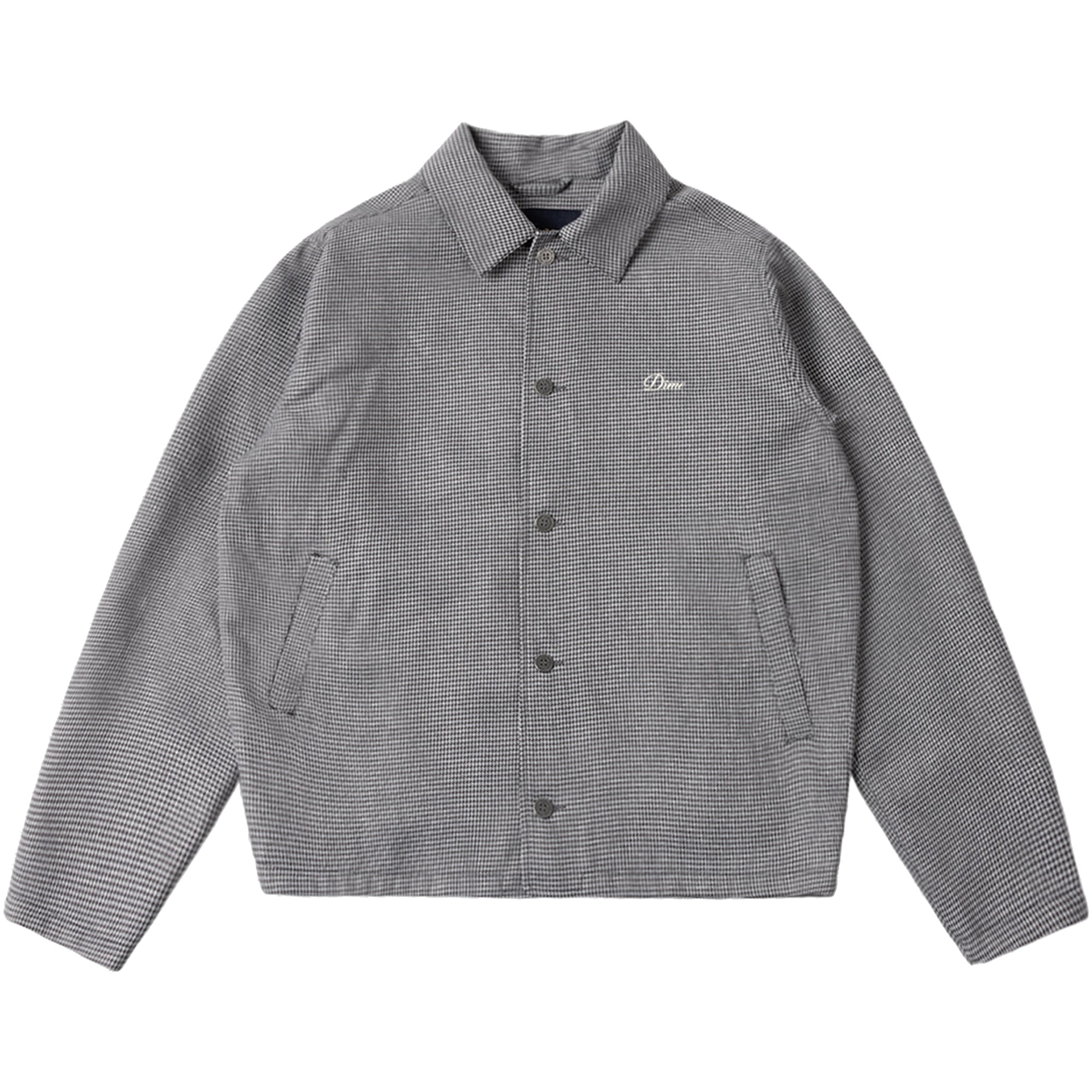 Dime MTL Houndstooth Jacket Grey