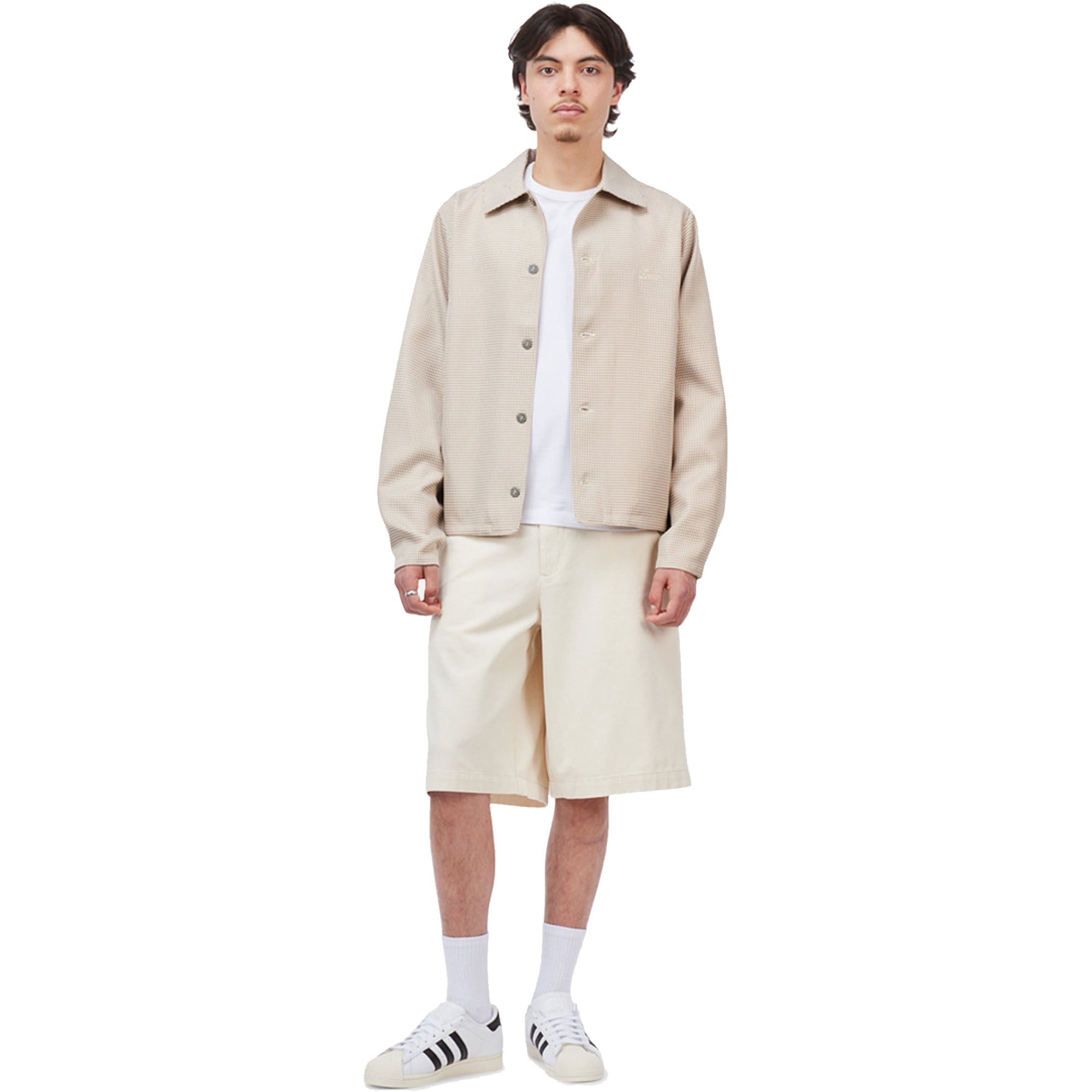 Dime MTL Houndstooth Jacket Beige