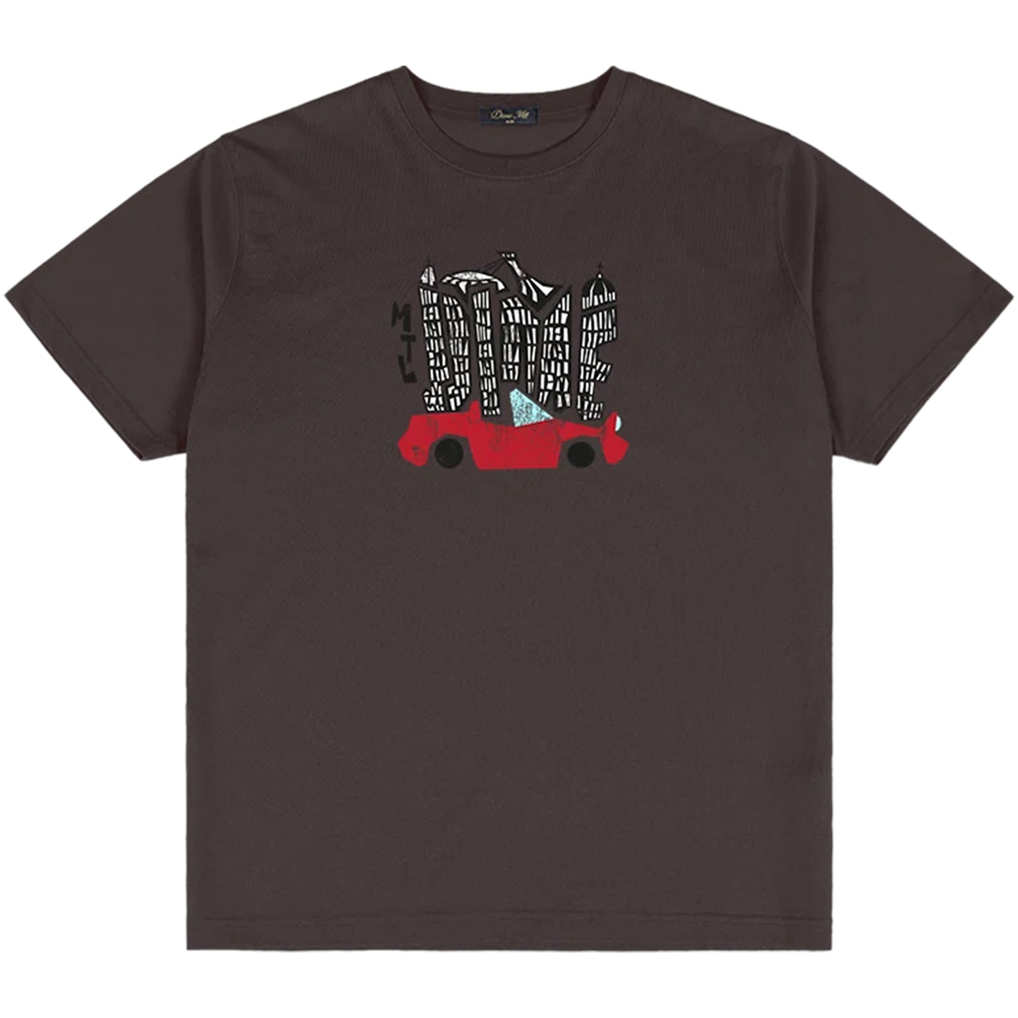 Dime MTL Ville T-Shirt Dark Brown