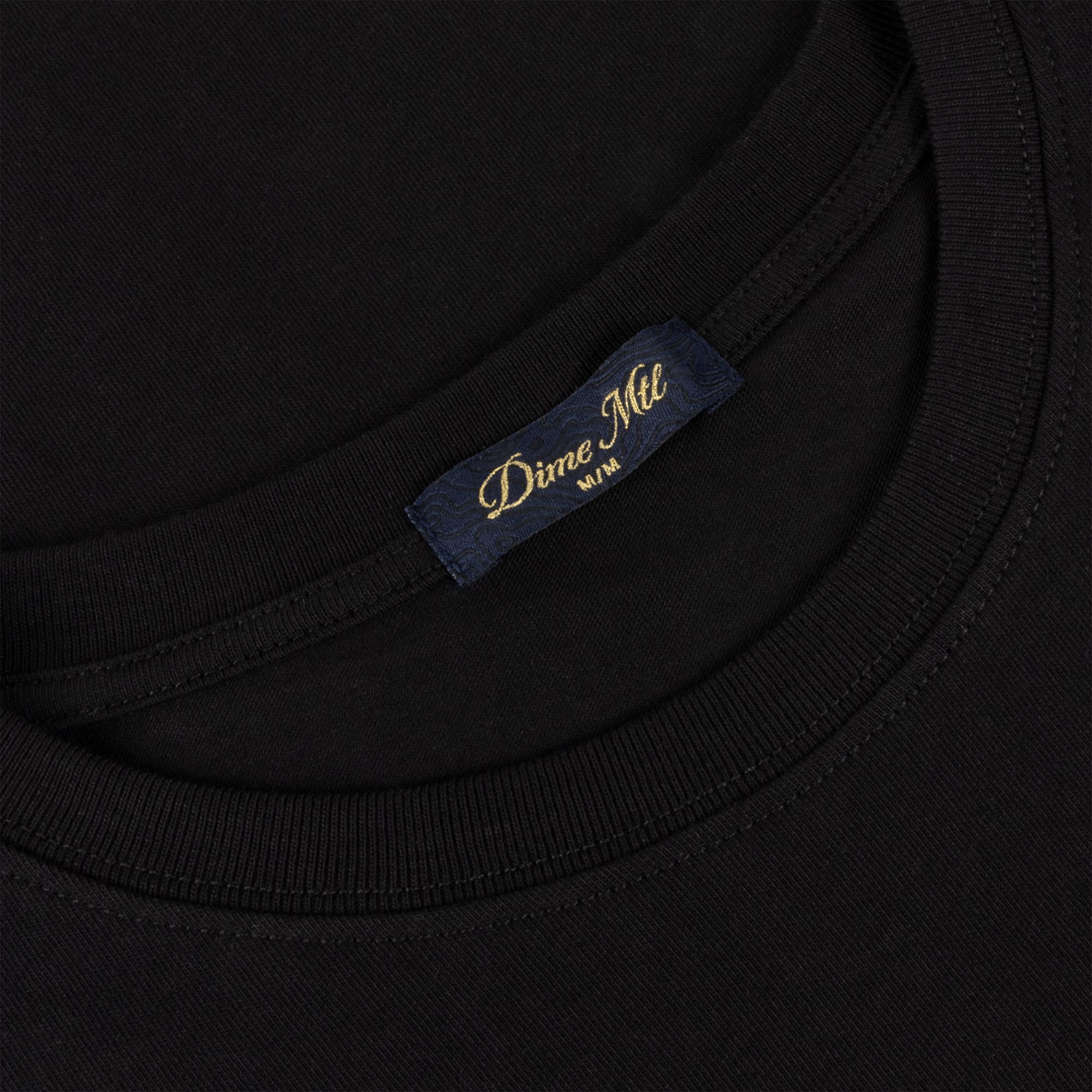 Dime MTL Cursive T-Shirt Black