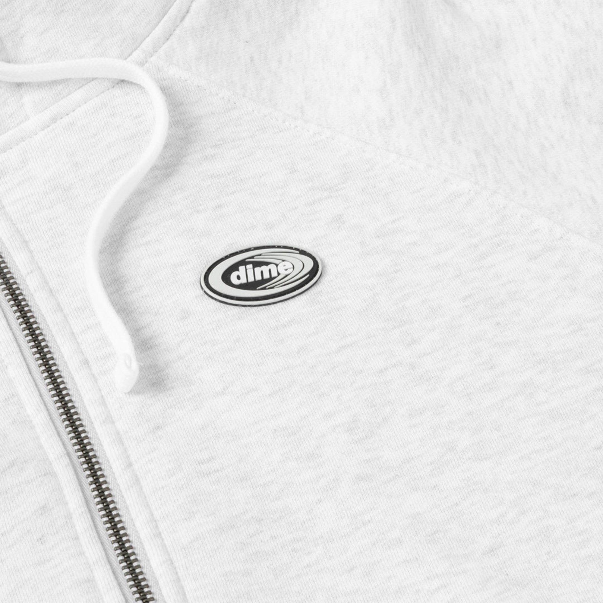 Dime MTL Marathon Zip Hoodie Ash