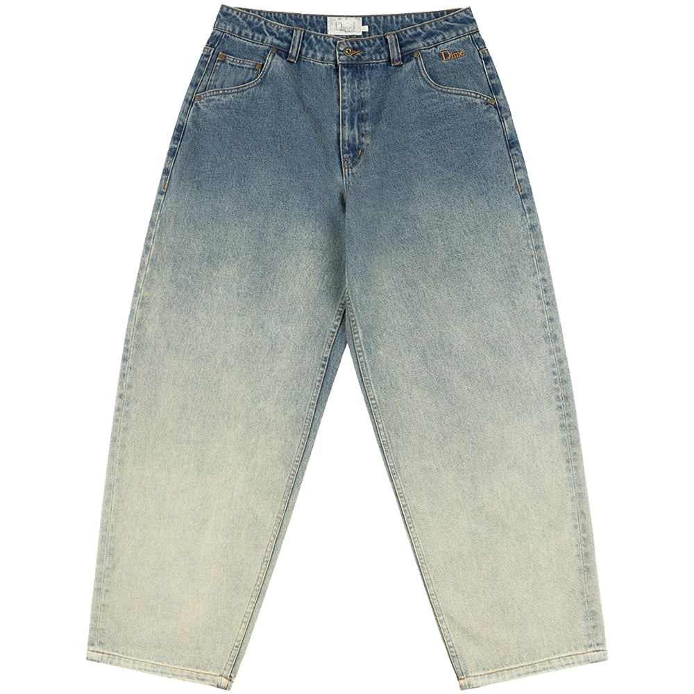 Dime MTL Classic Baggy Denim Pants Dipped Sandblasted Indigo