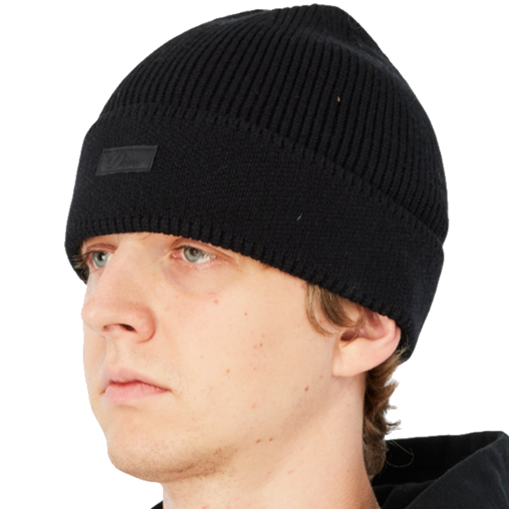 Dime MTL Cursive Rib Beanie Black