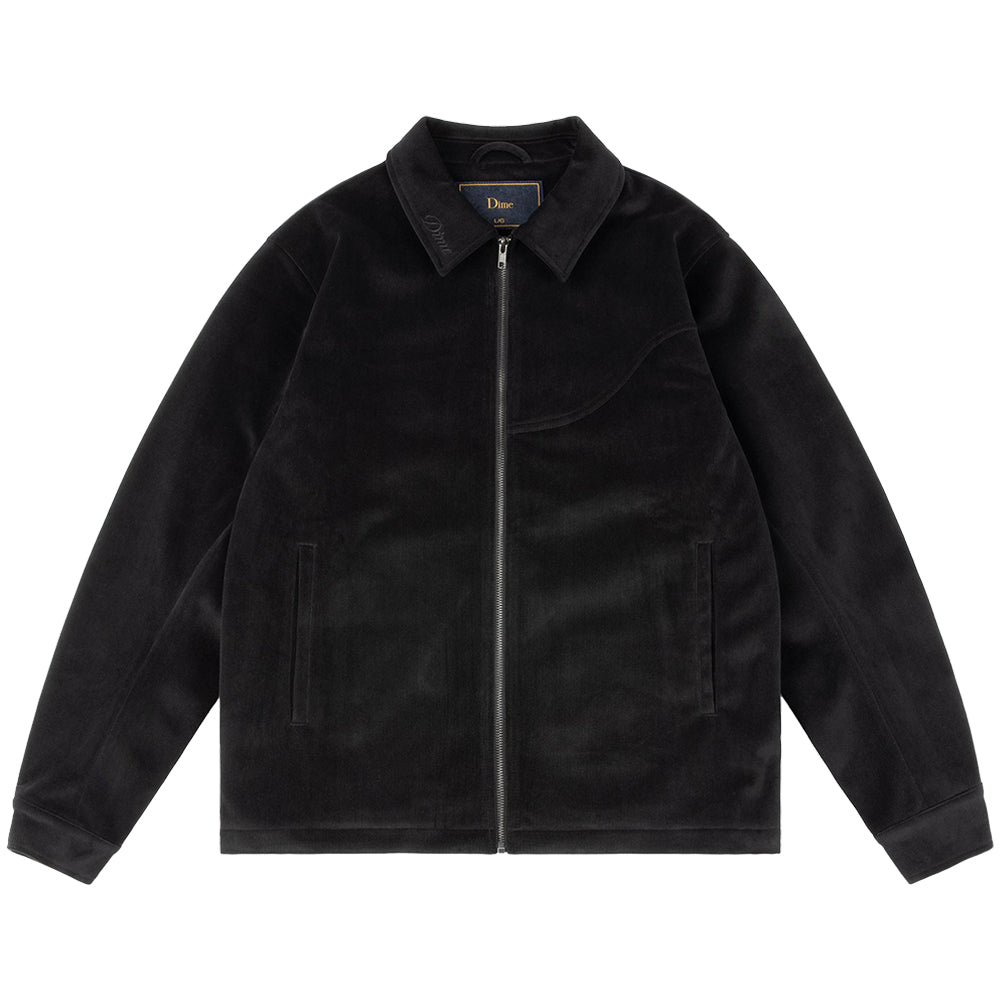 Dime MTL Cord Zip Jacket Black