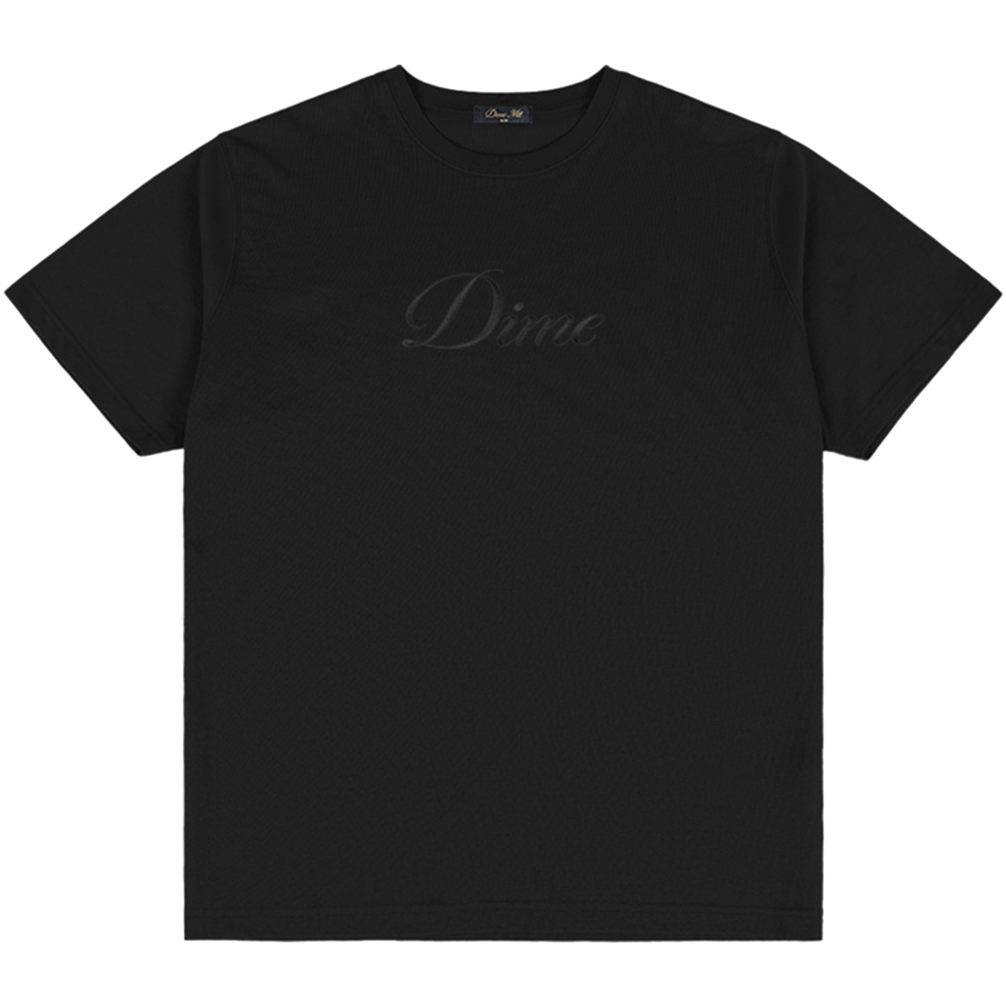 Dime MTL Cursive T-Shirt Black