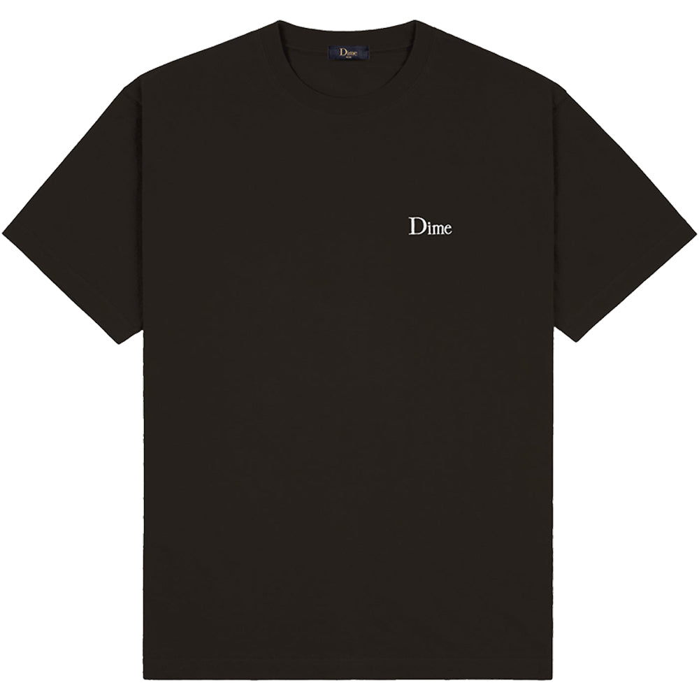 Dime MTL Classic Small Logo T-Shirt Vintage Black
