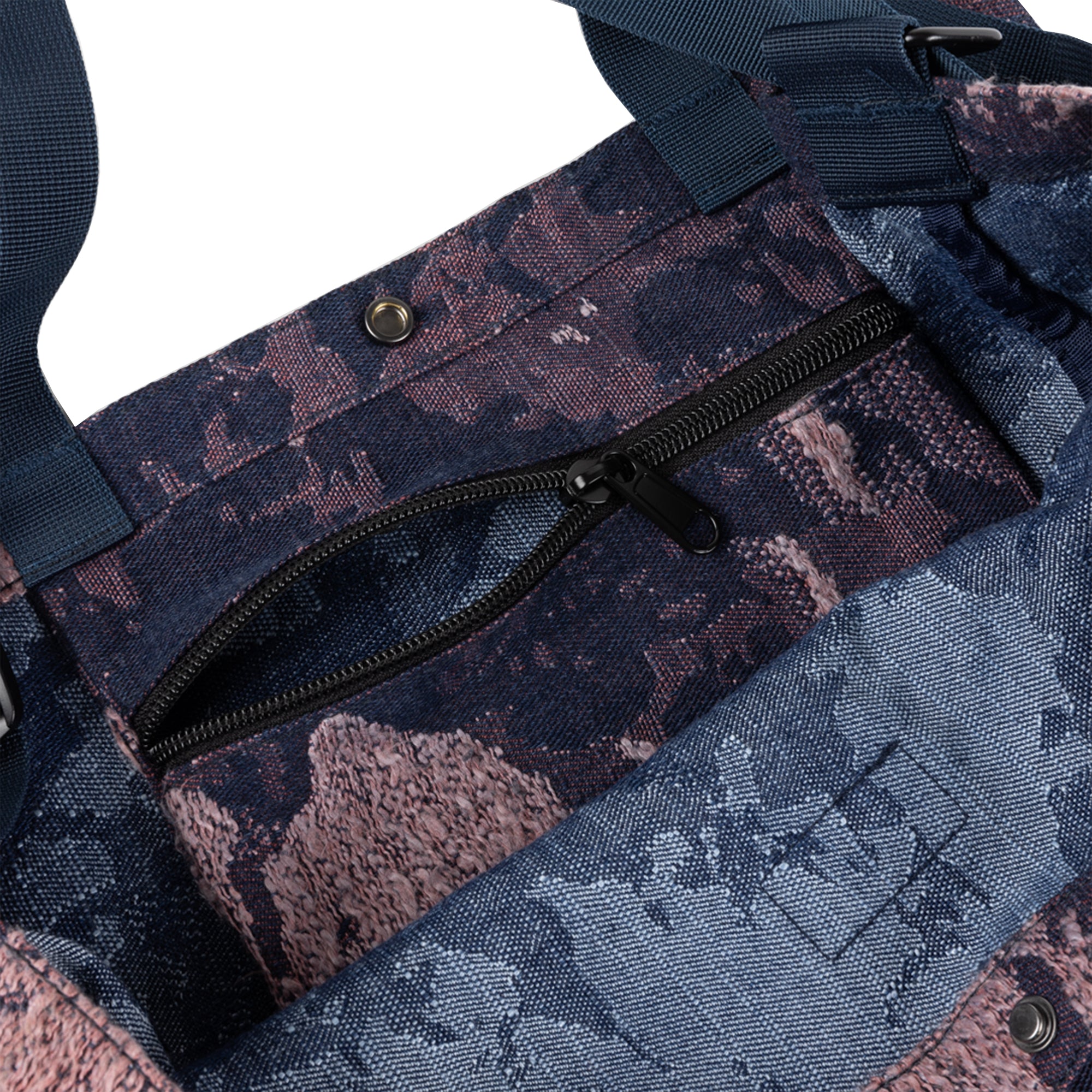 Dime MTL Distressed Messenger Bag Pink Camo