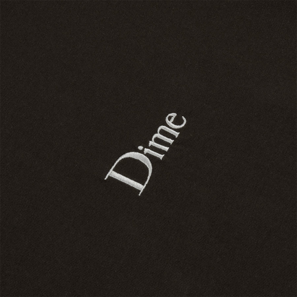 Dime MTL Classic Small Logo T-Shirt Vintage Black