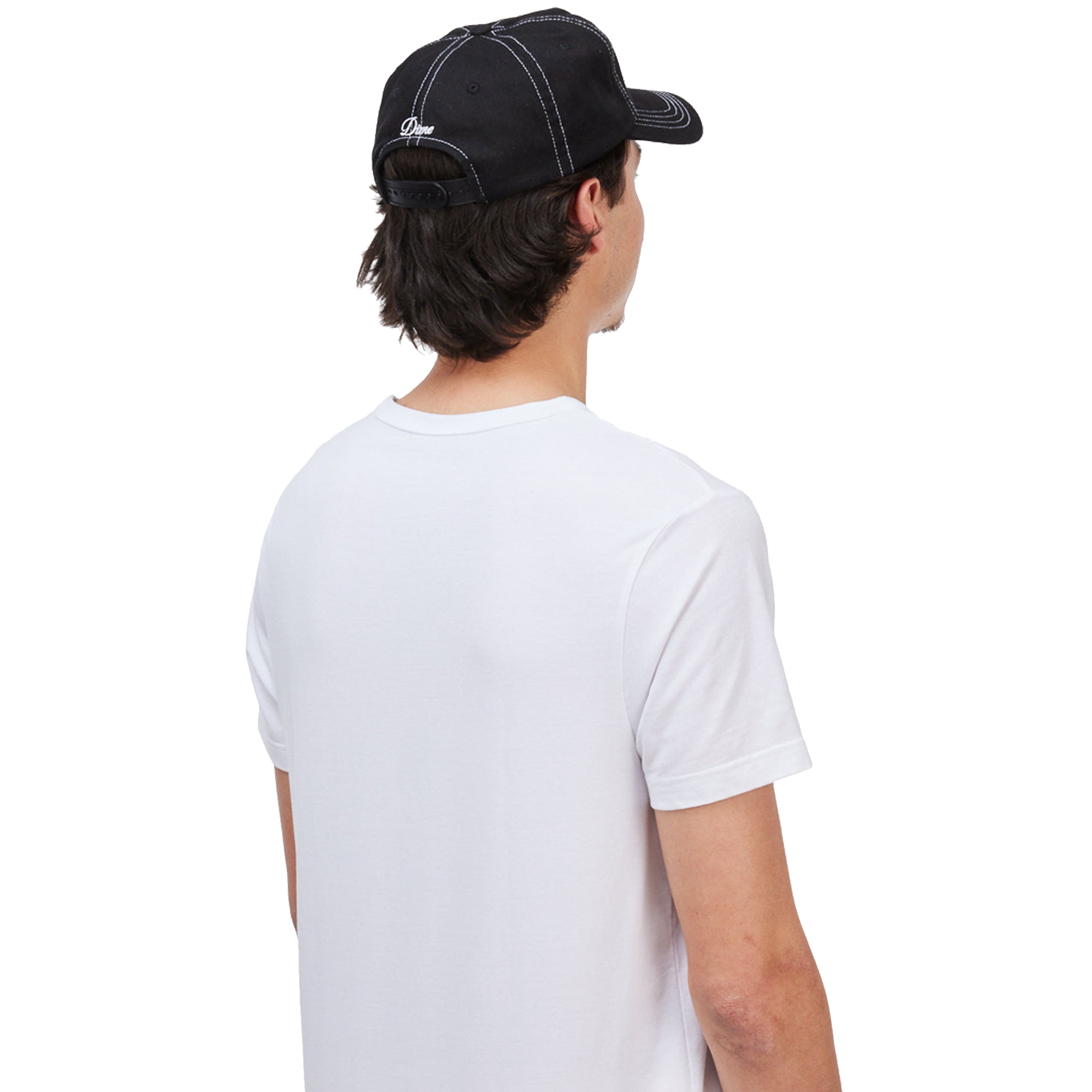 Dime MTL Cursive Denim Worker Cap Black Washed