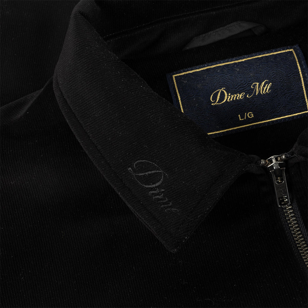 Dime MTL Cord Zip Jacket Black
