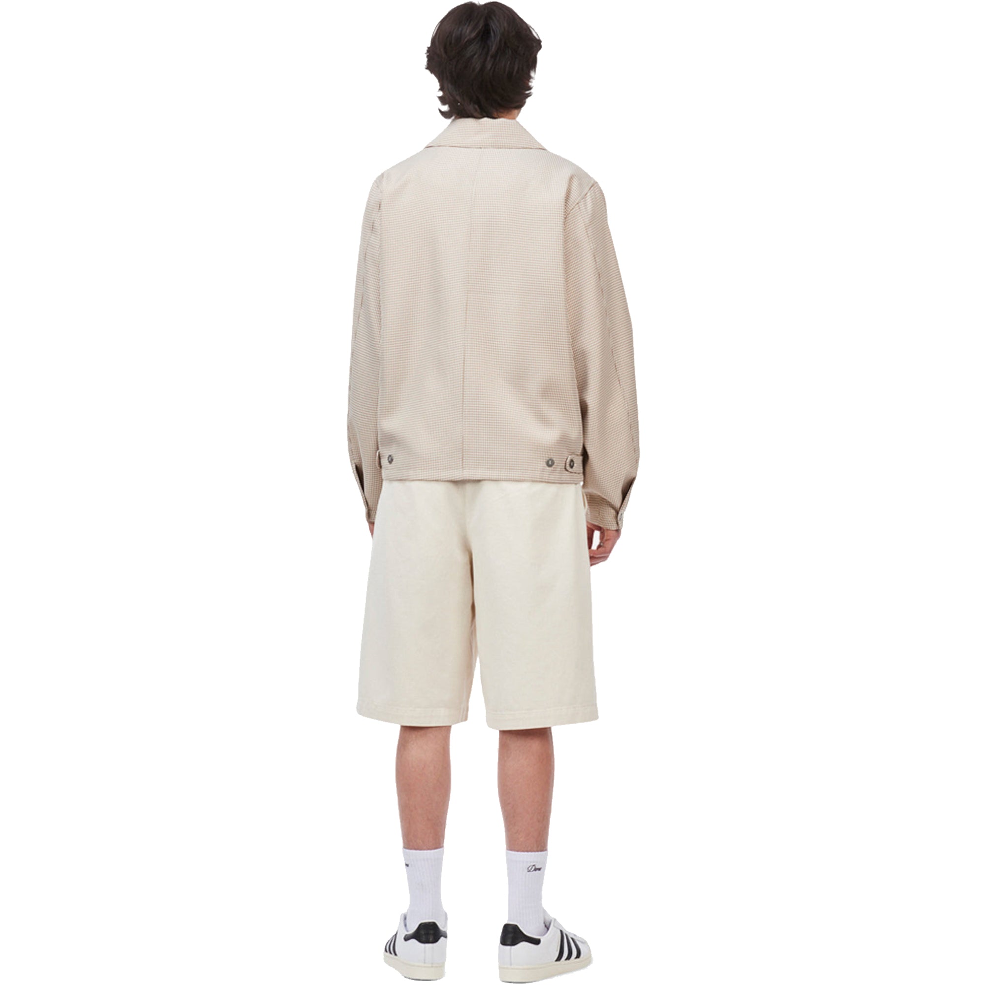 Dime MTL Houndstooth Jacket Beige