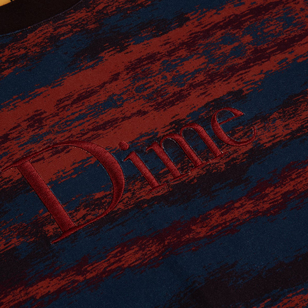 Dime MTL Brushstroke Long Sleeve Shirt Bordeaux