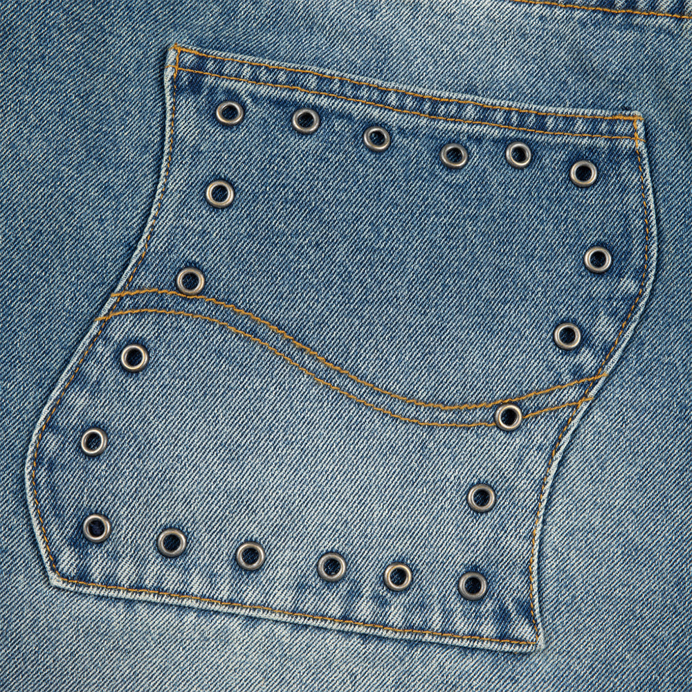 Dime MTL Classic Relaxed Denim Pants Sandblasted Indigo