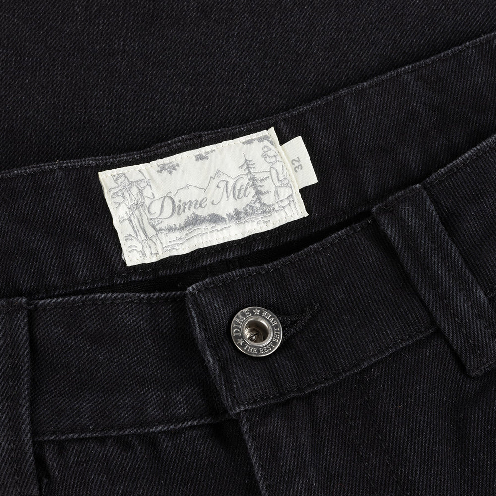 Dime MTL Baggy Denim Pants Black