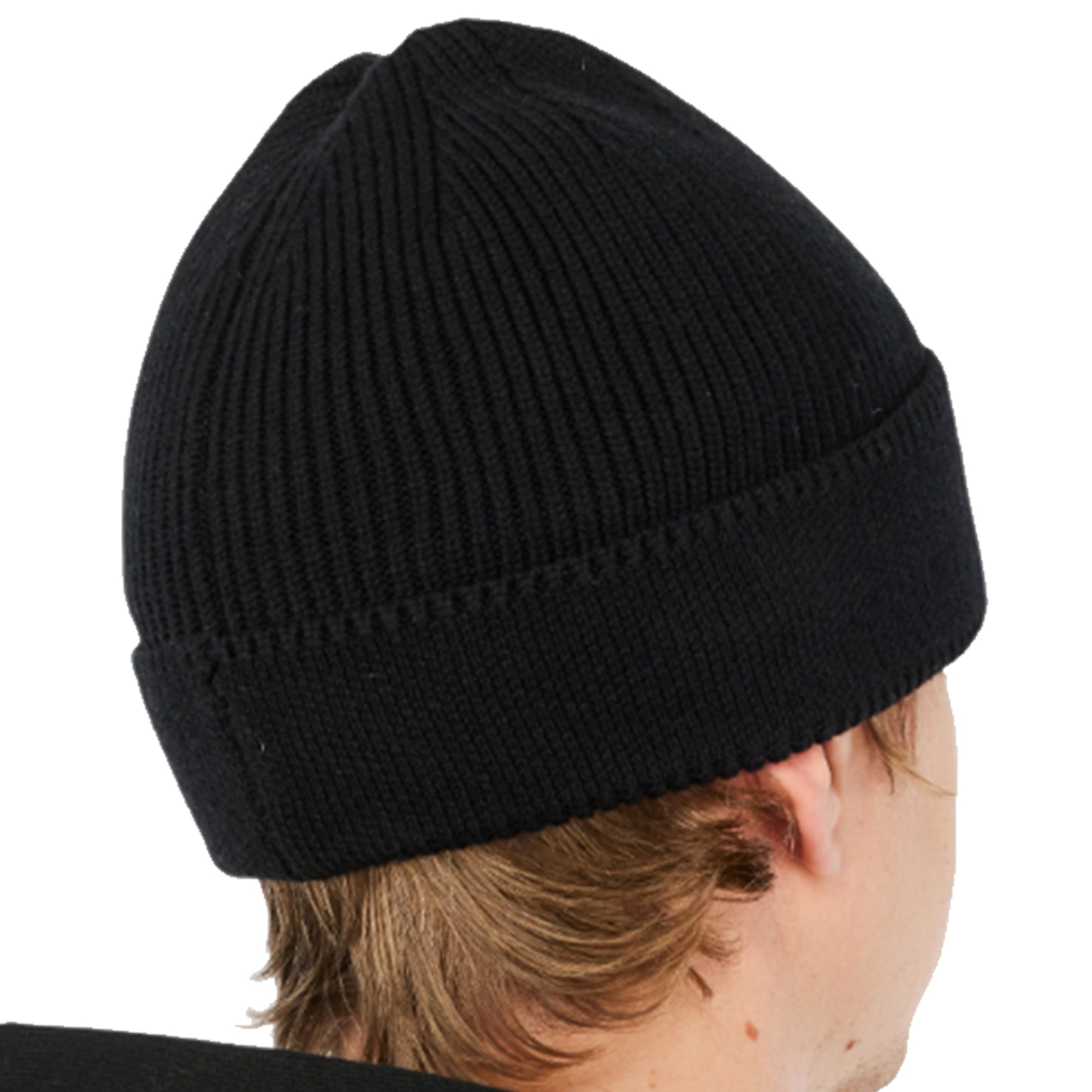Dime MTL Cursive Rib Beanie Black