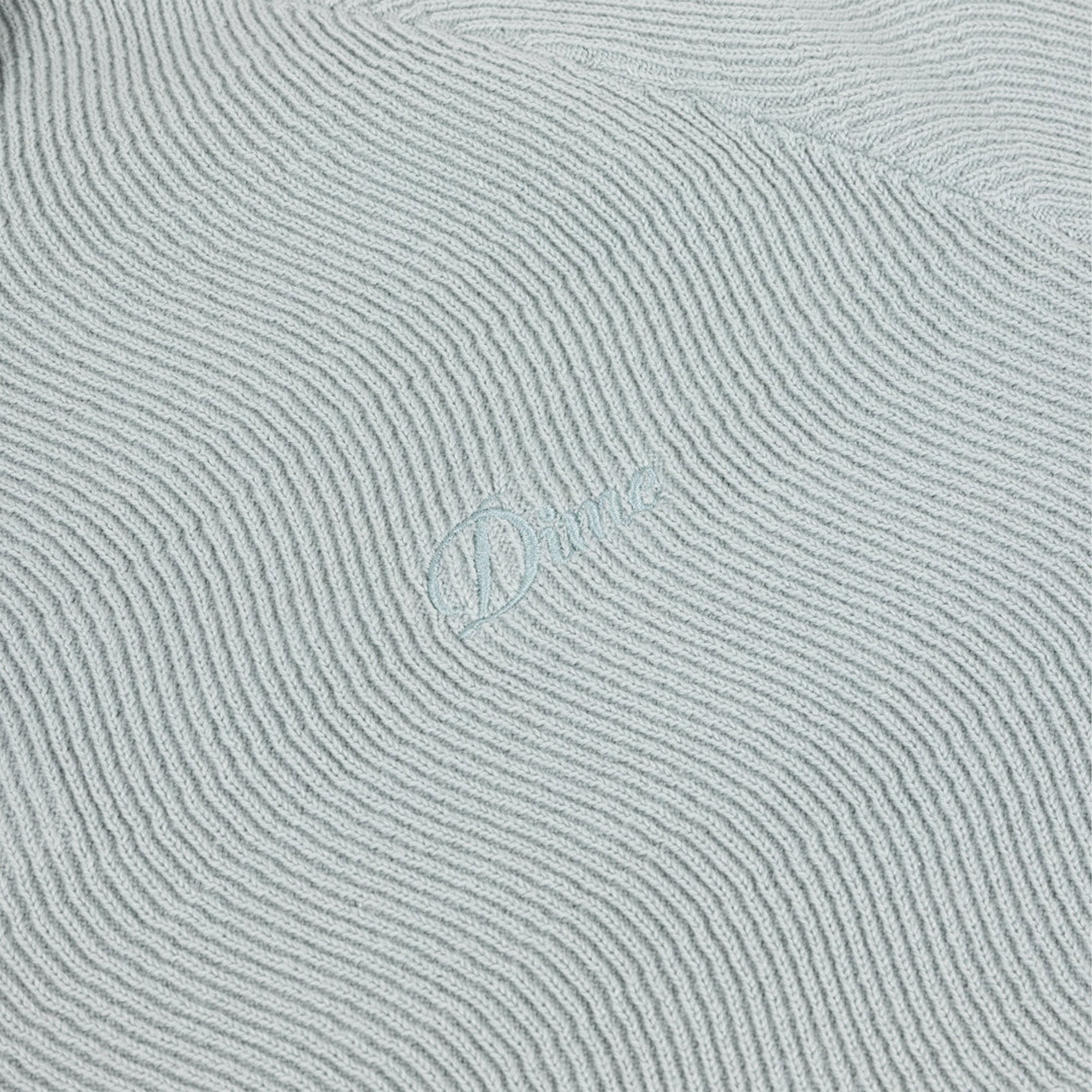 Dime MTL Cable Knit Polo Seafoam