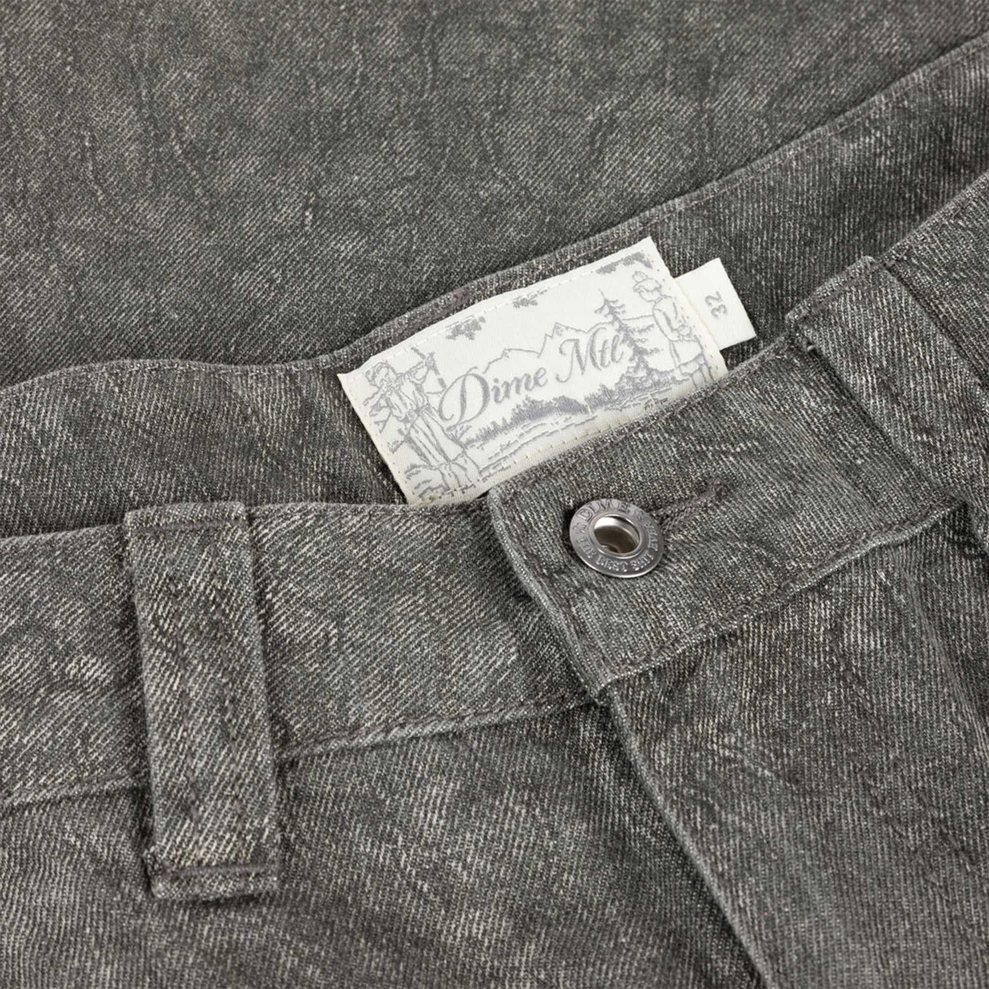 Dime MTL Baggy Denim Pants Electric Charcoal