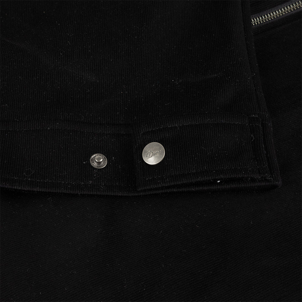 Dime MTL Cord Zip Jacket Black