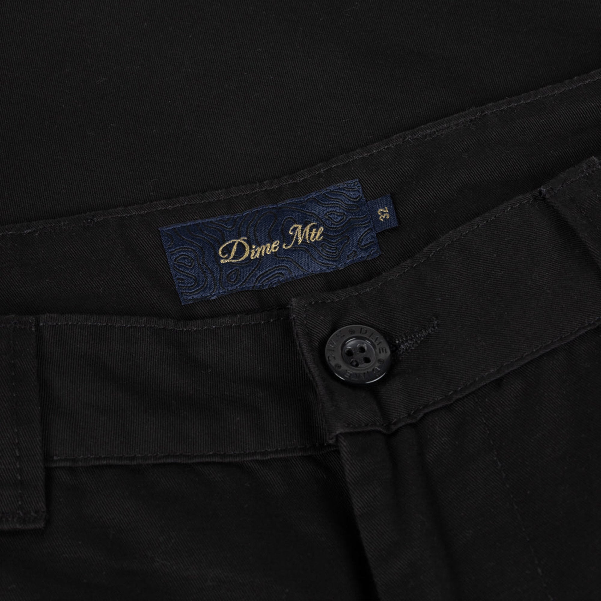 Dime MTL Baggy Chino Shorts Black
