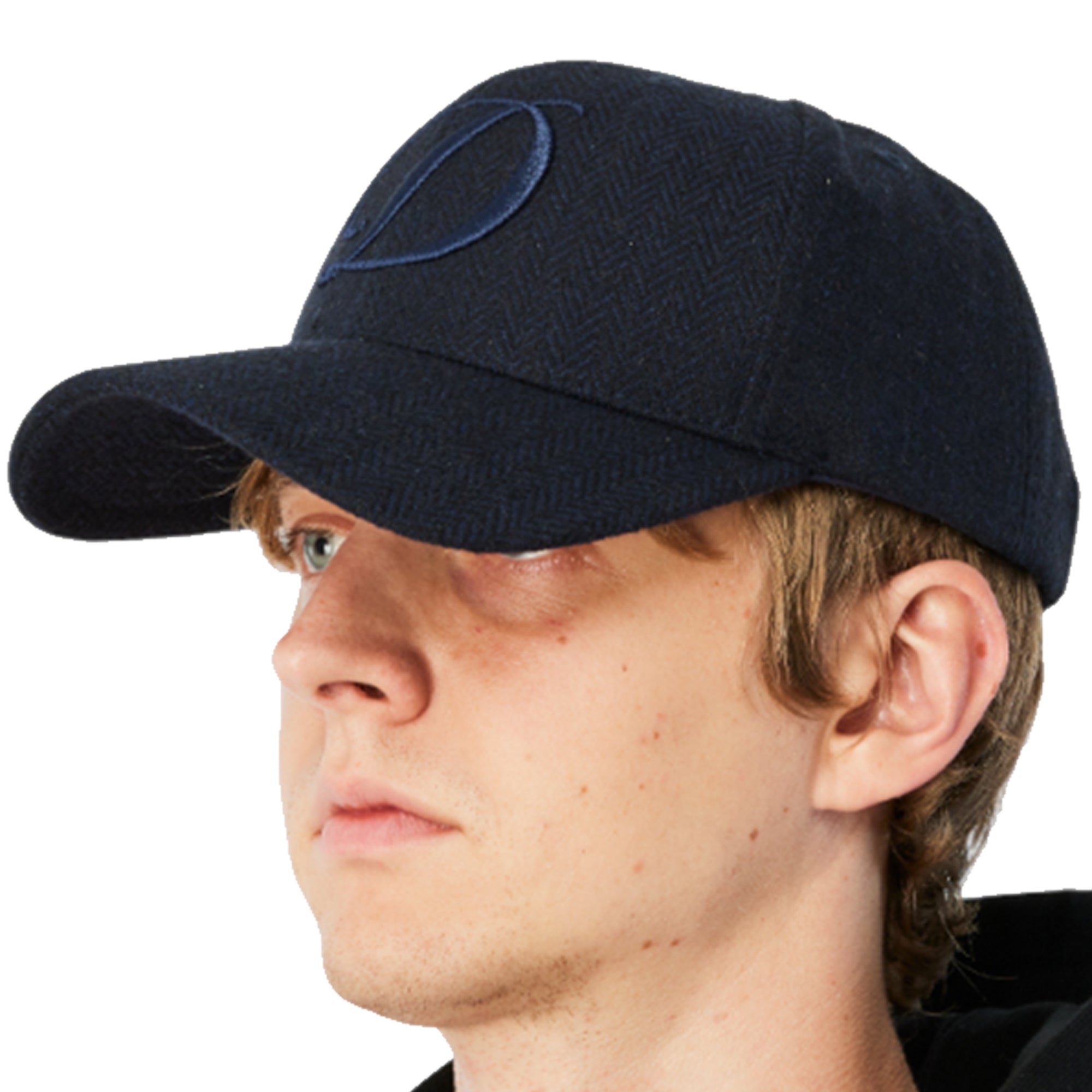 Dime MTL D Full Fit Cap Herringbone Navy