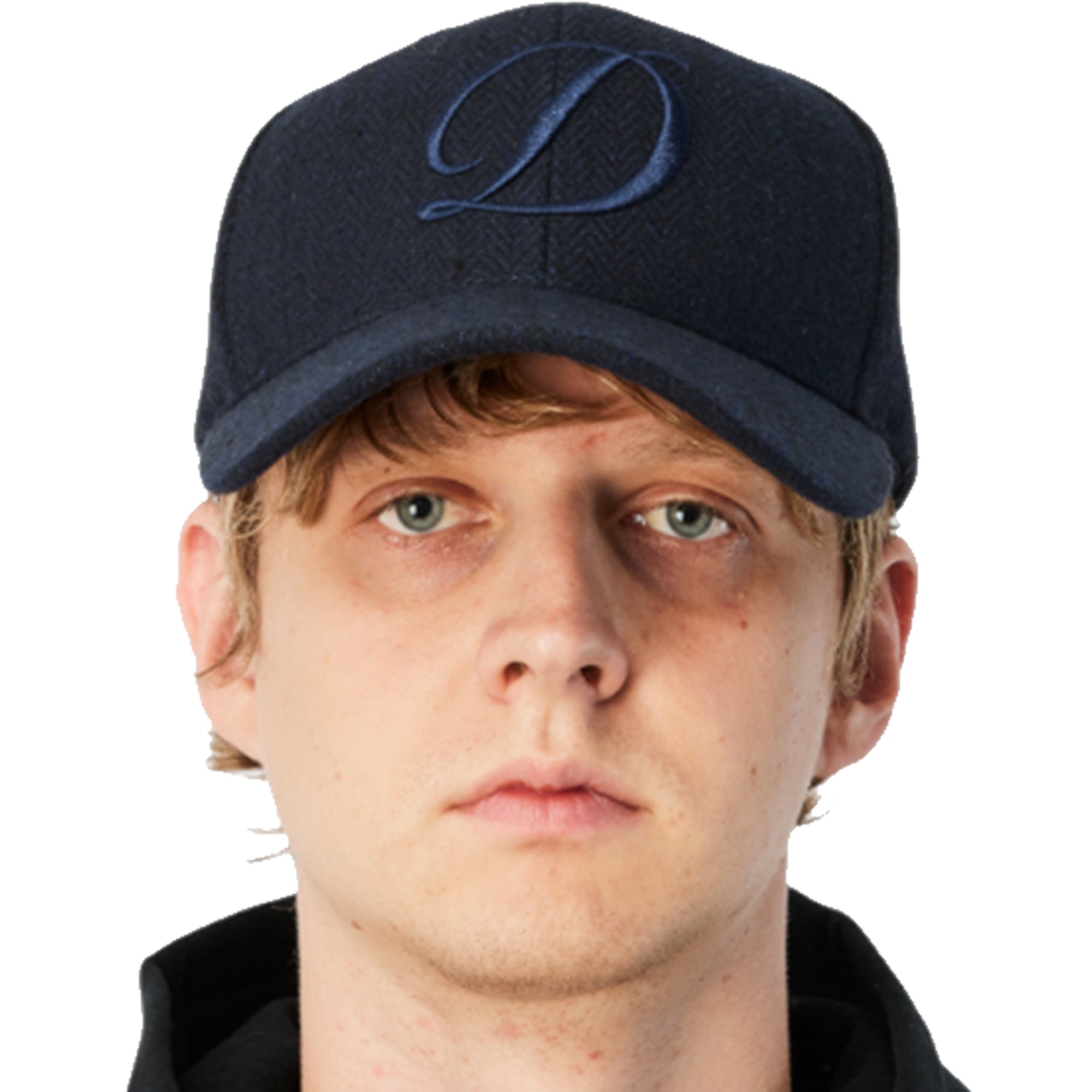 Dime MTL D Full Fit Cap Herringbone Navy