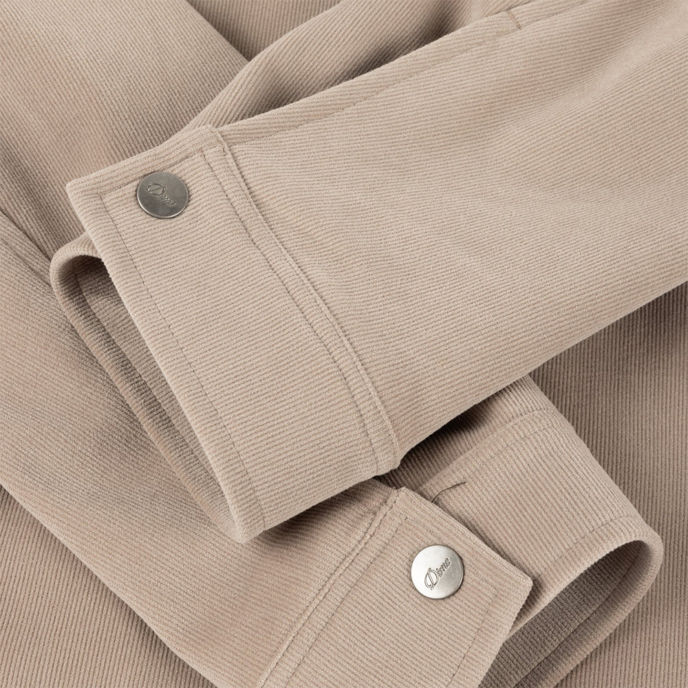 Dime MTL Cord Zip Jacket Taupe