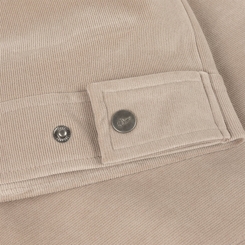 Dime MTL Cord Zip Jacket Taupe