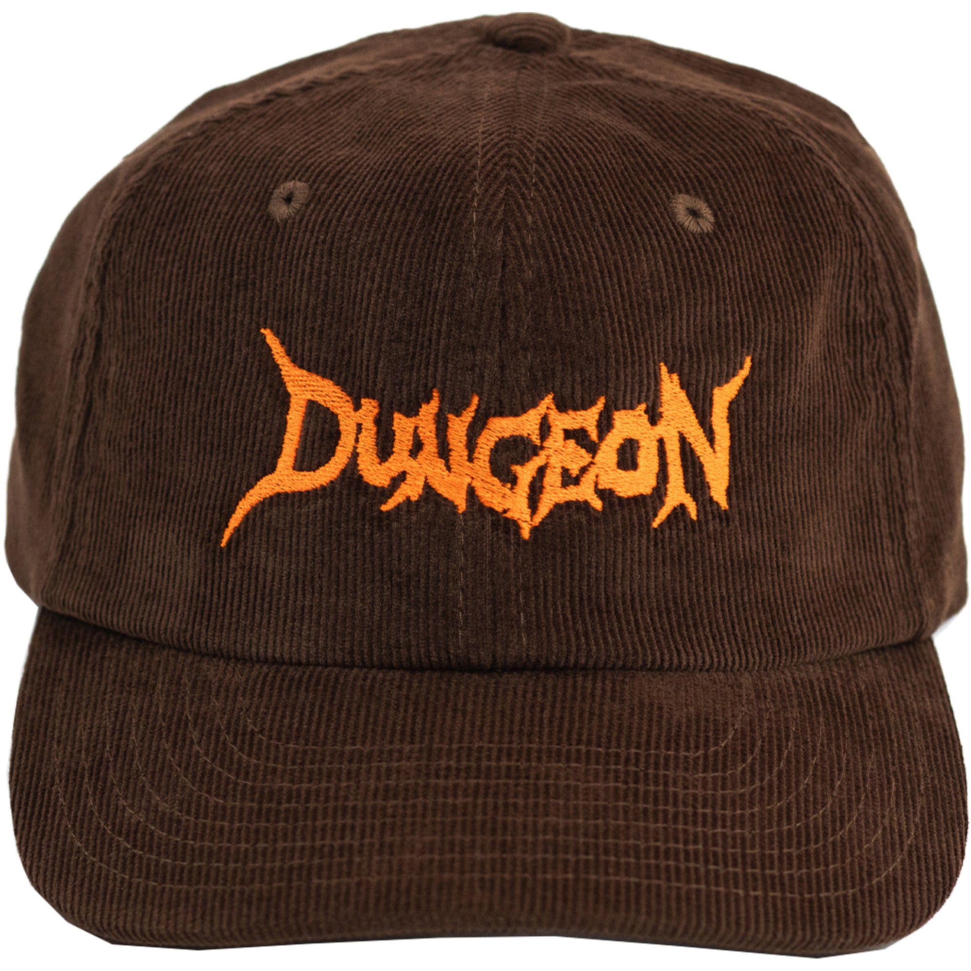 Dungeon Gateway Cord Cap Embroidered Orange/Chocolate
