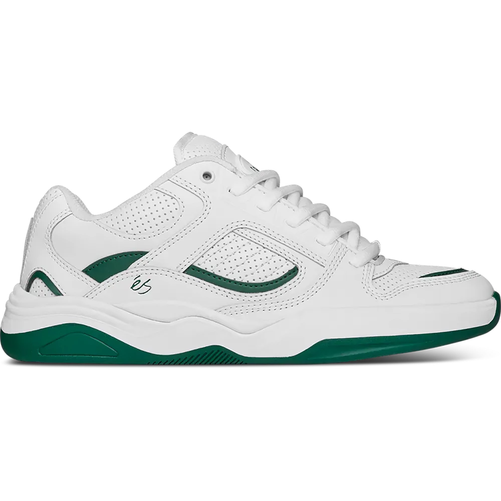 éS TJ Rogers Shoes White/Green