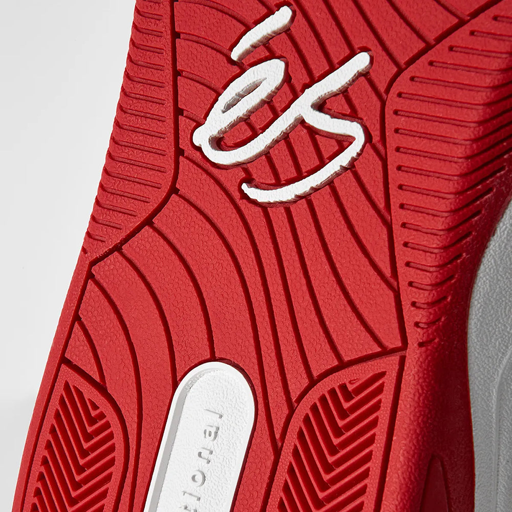 éS TJ Rogers Shoes White/Red