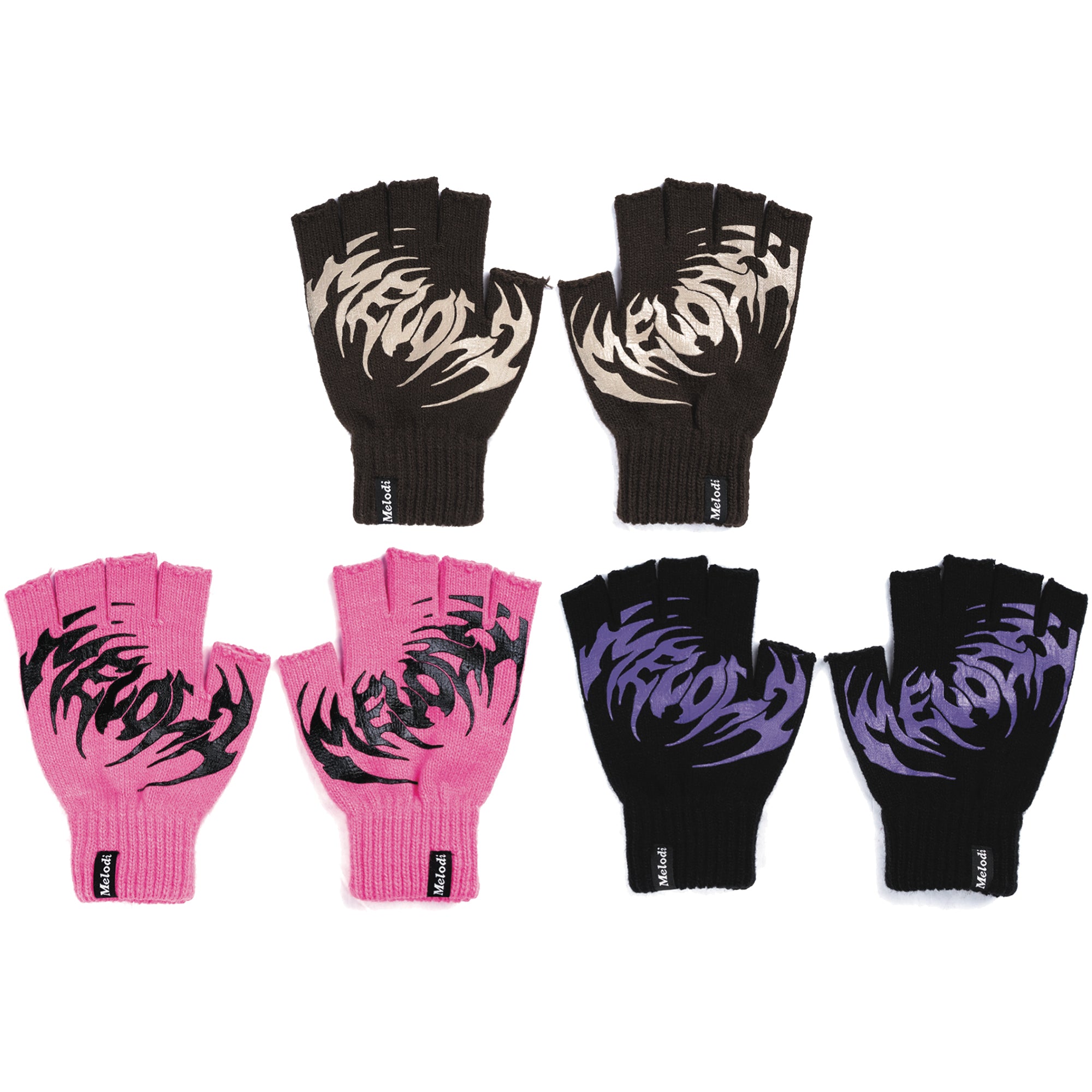 EC Melodi 3 Pack Fingerless Gloves