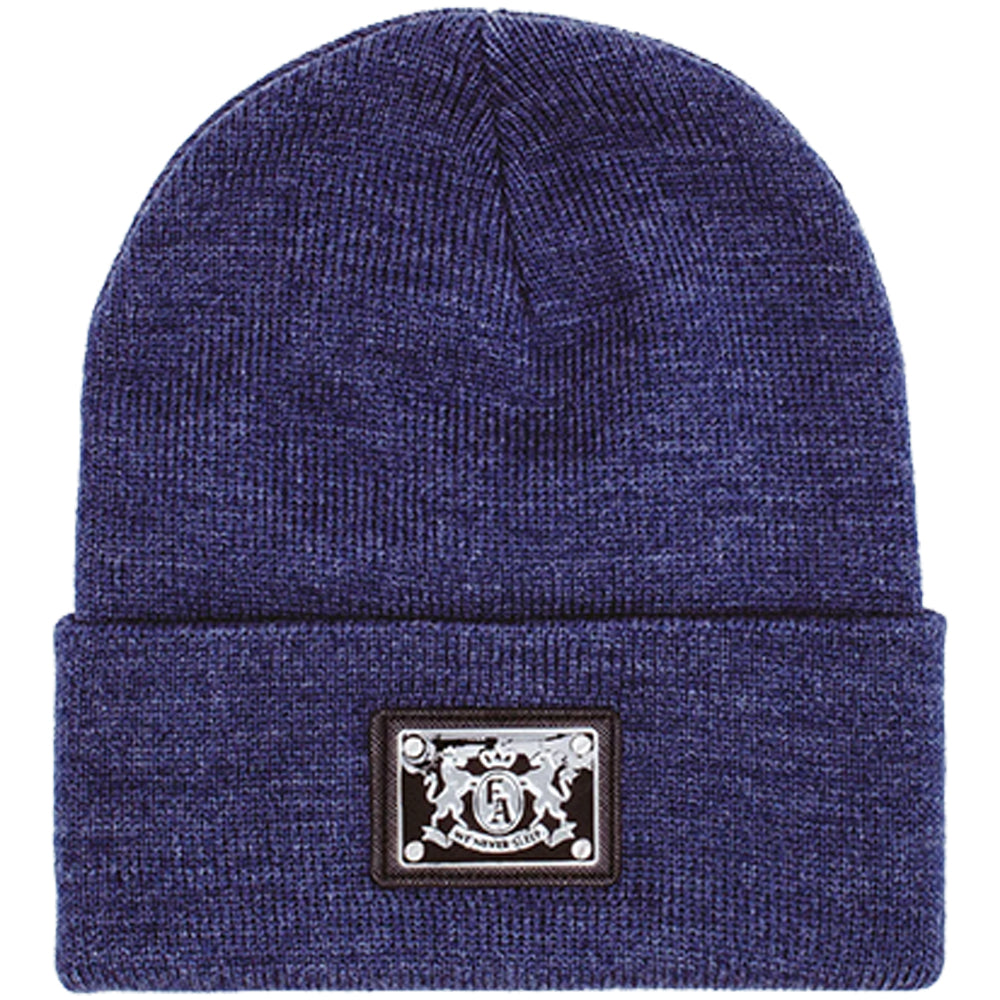 Fucking Awesome Metal Crest Patch Beanie Denim